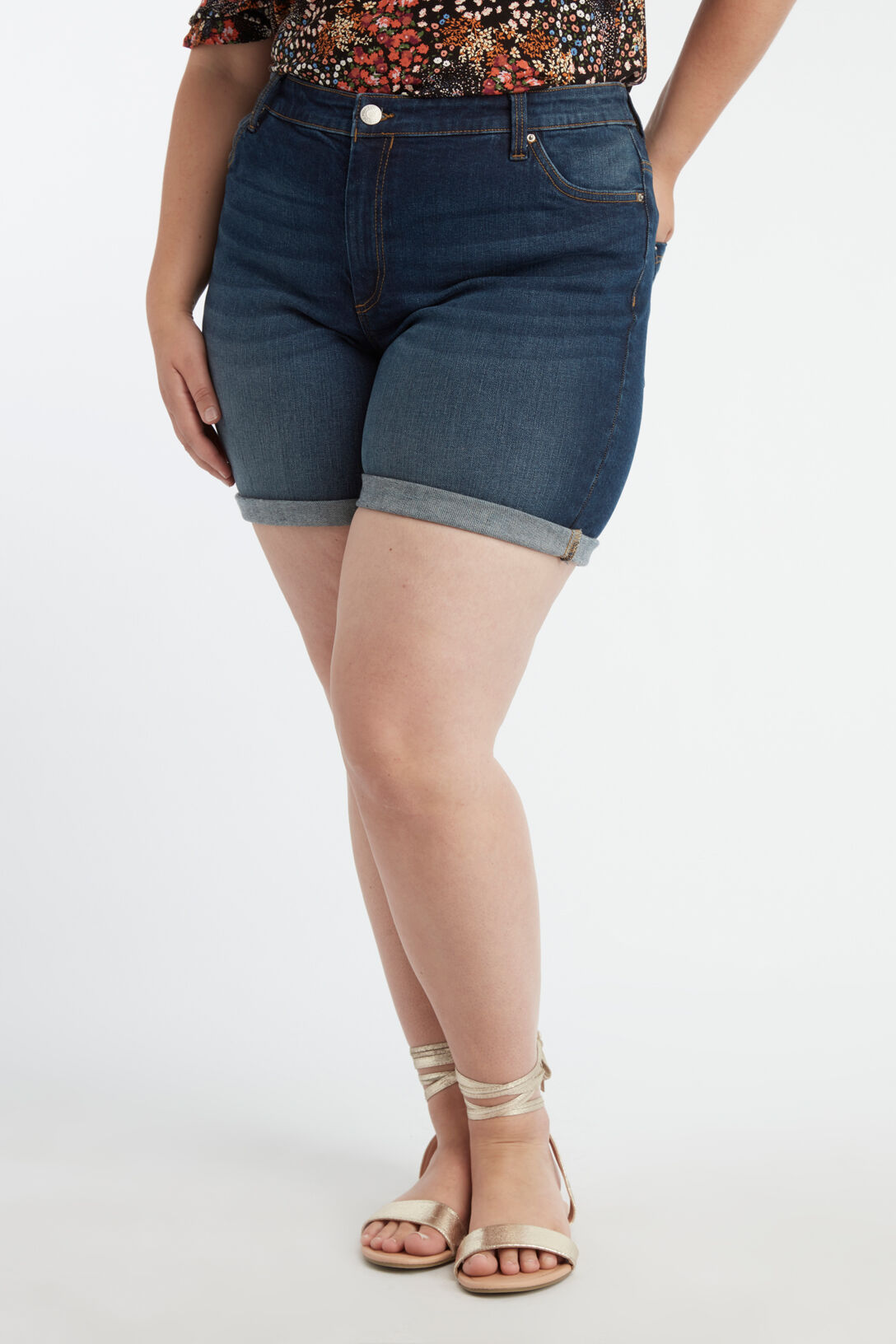 Denim short image number 5