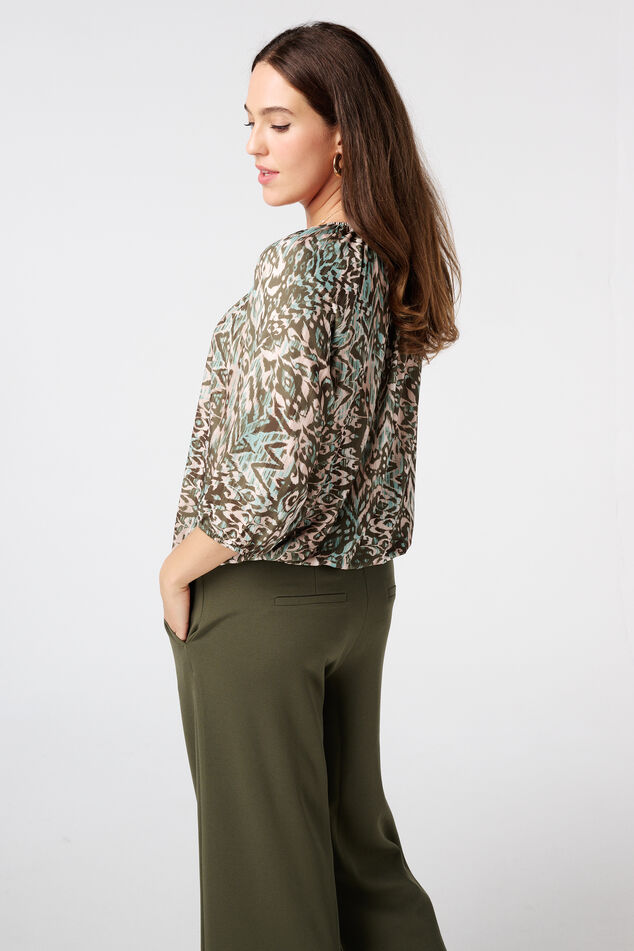 Blouse met print image number 3
