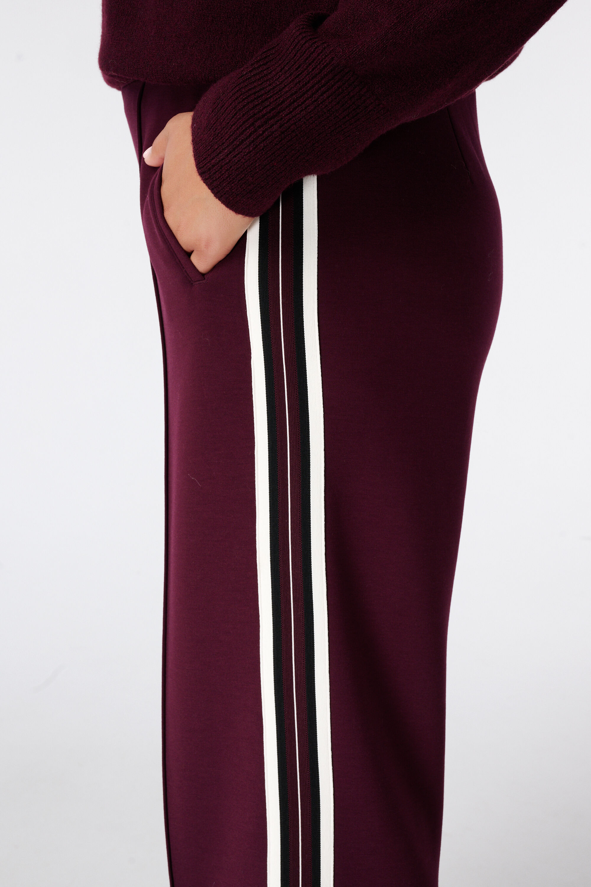 Broek met contraststreep image number 4