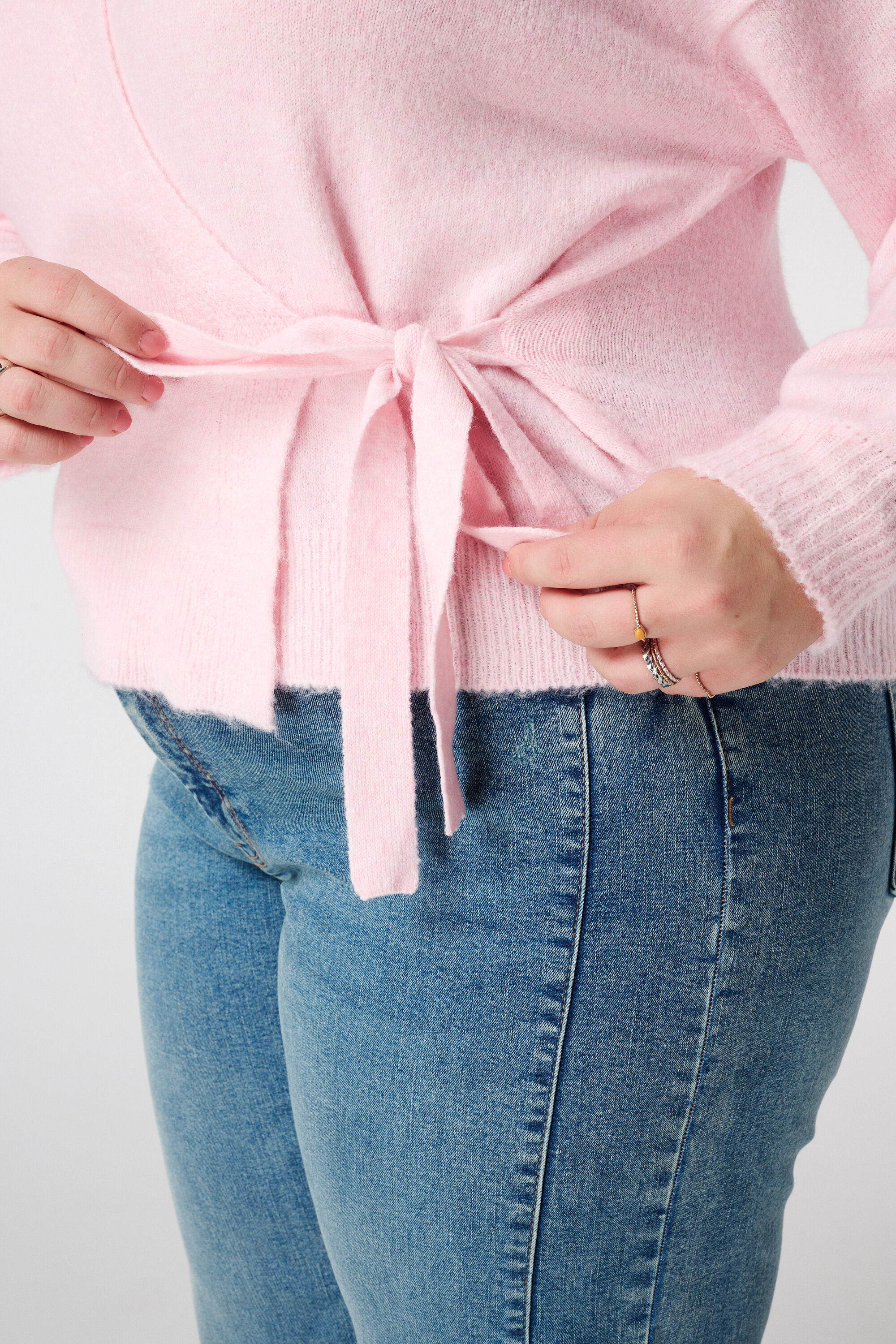 Overslag vest met strikceintuur image number 6