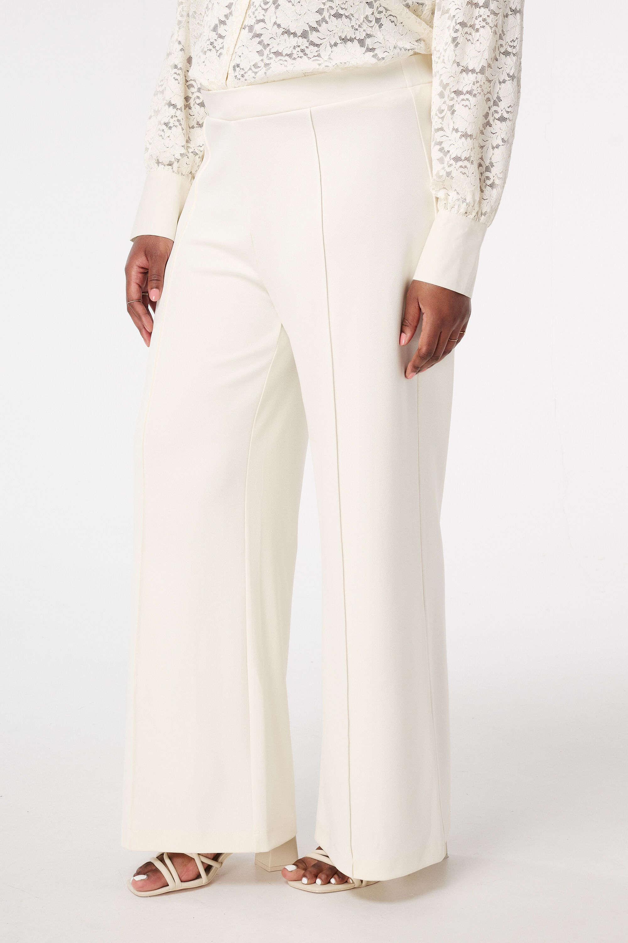 Pantalon met elastische taille image number 5