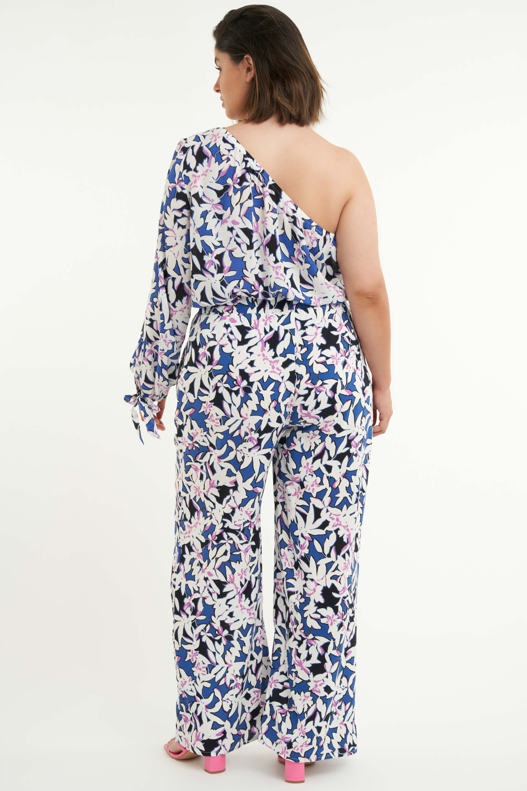 Pantalon large avec une fente image number 4