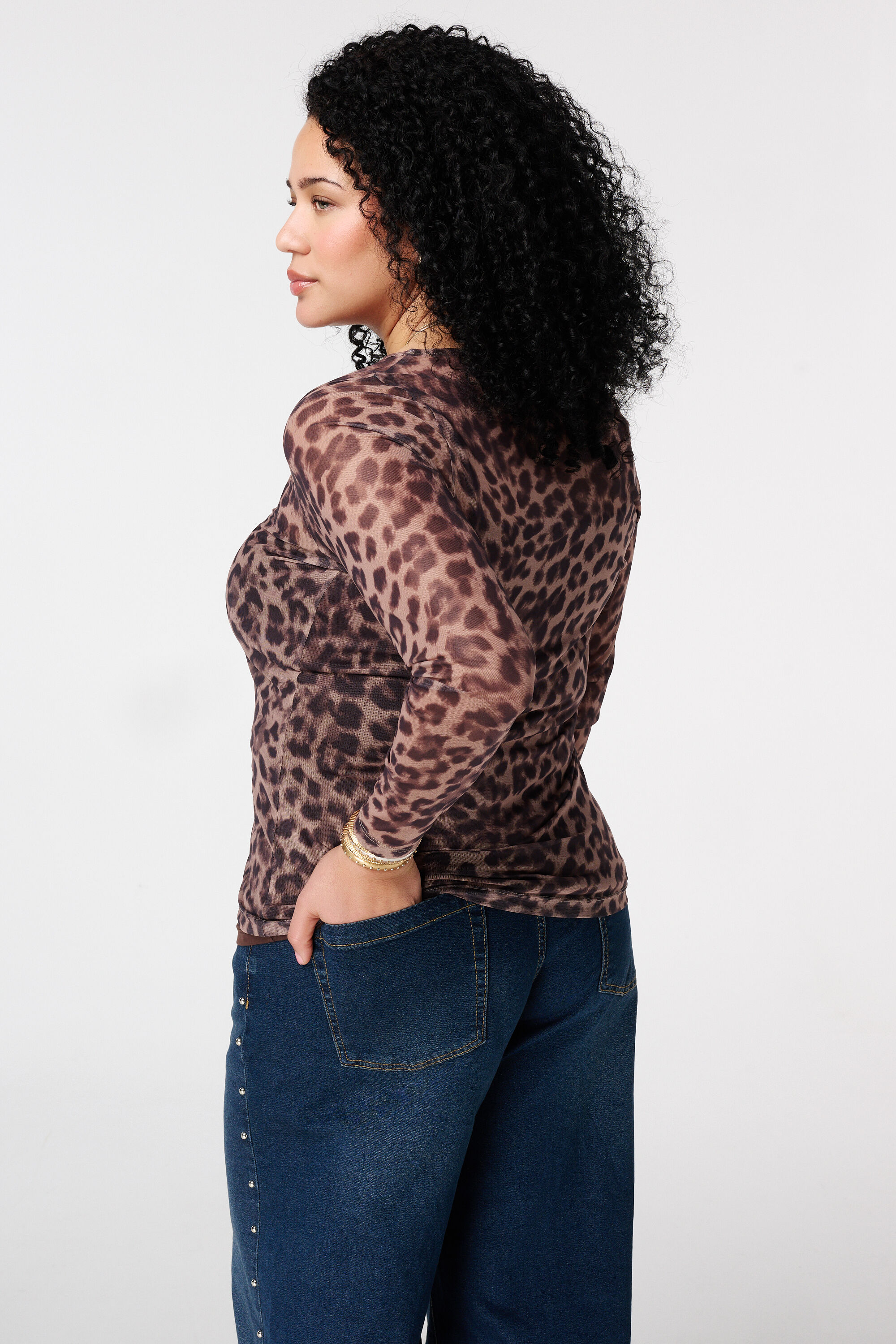 Mesh top met print image number 3