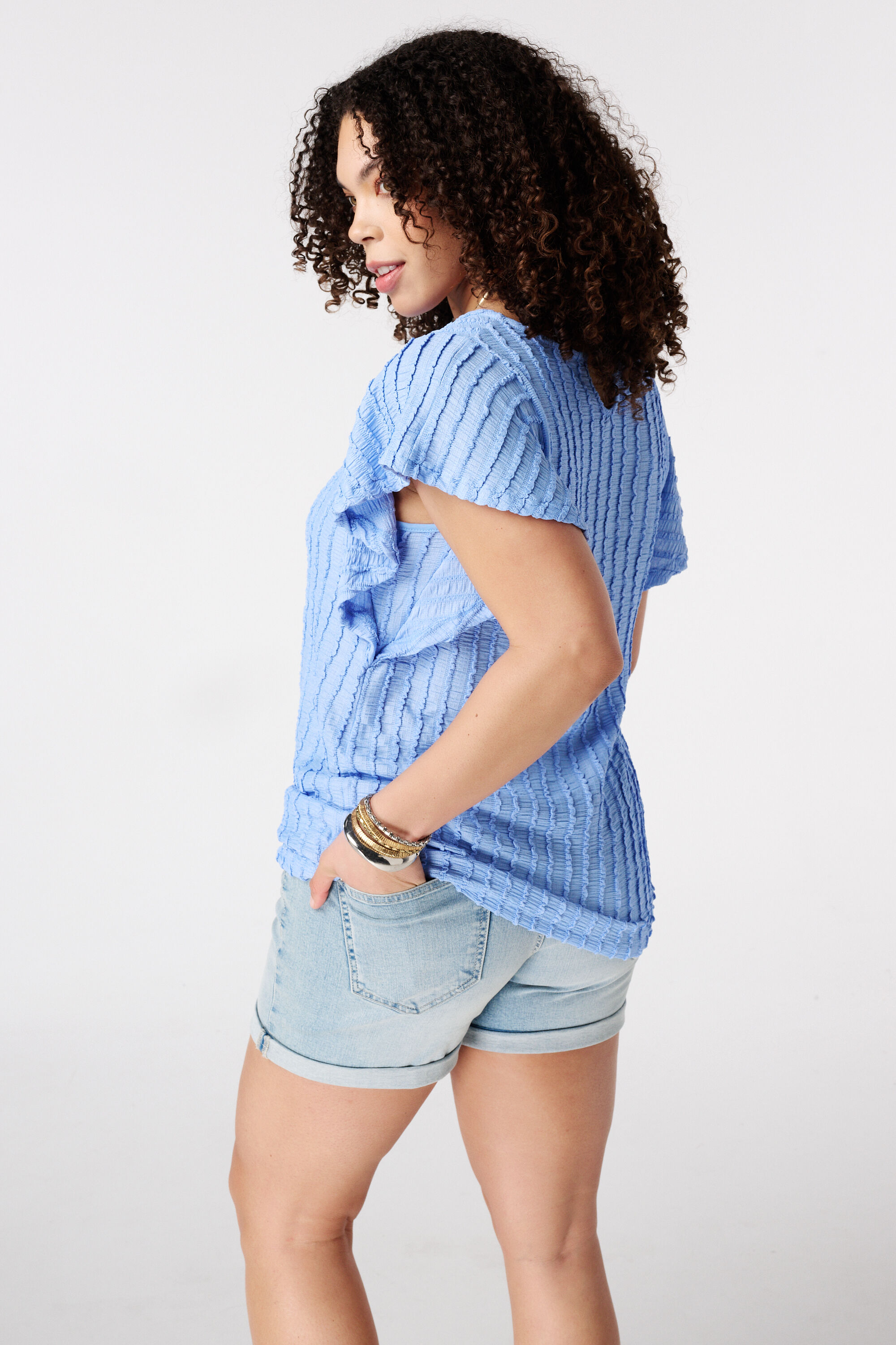 Top &agrave; manches papillon image number 3