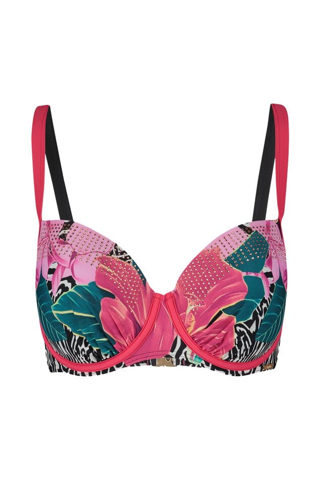 Sapph beugelbikinitop met bloemenprint - Mamia image number 0