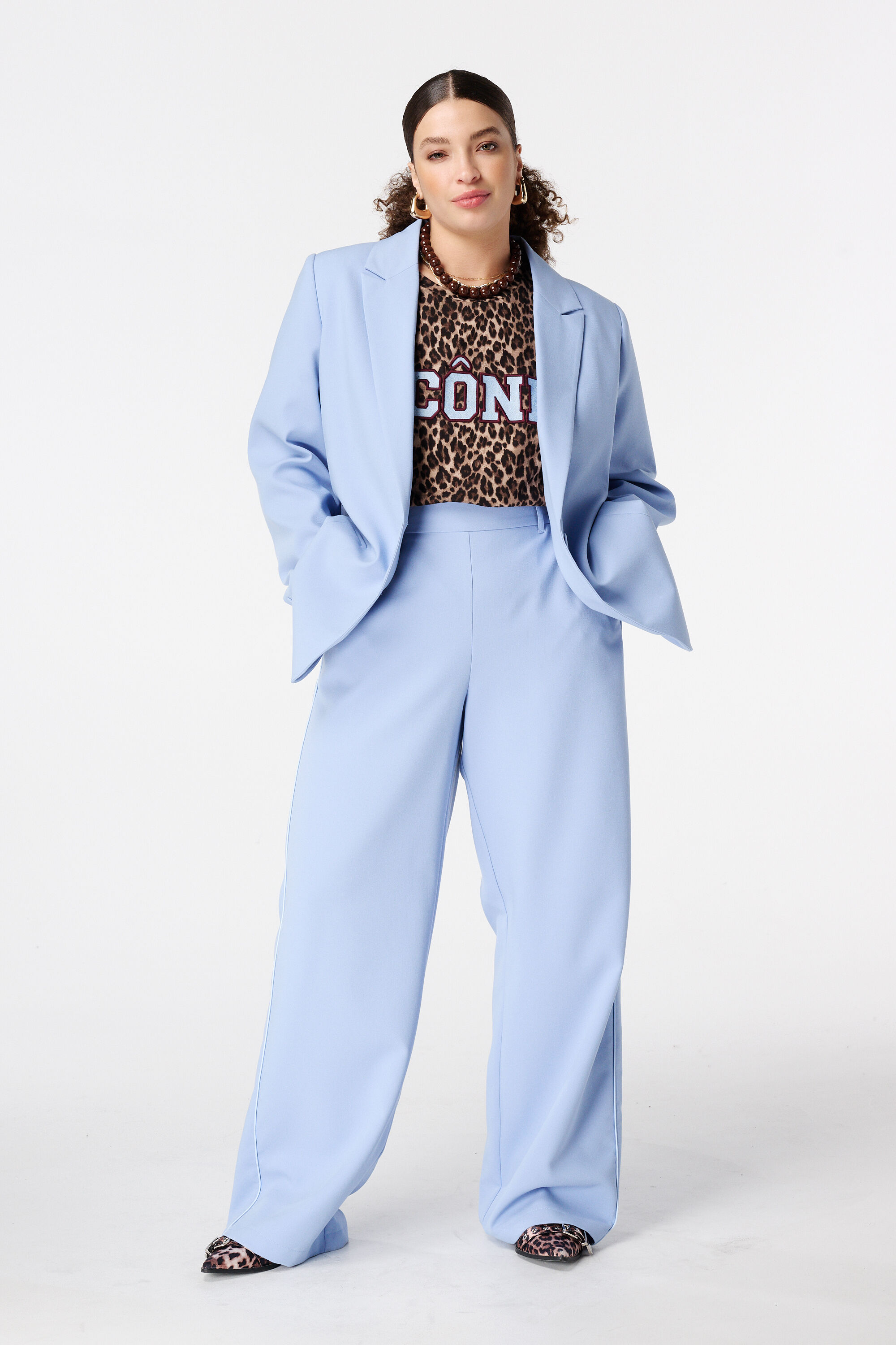 T-shirt met animal print image number 5