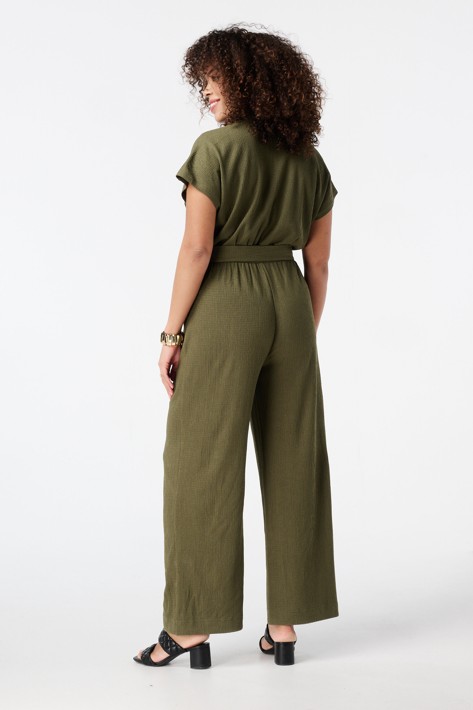Jumpsuit met v-hals image number 3