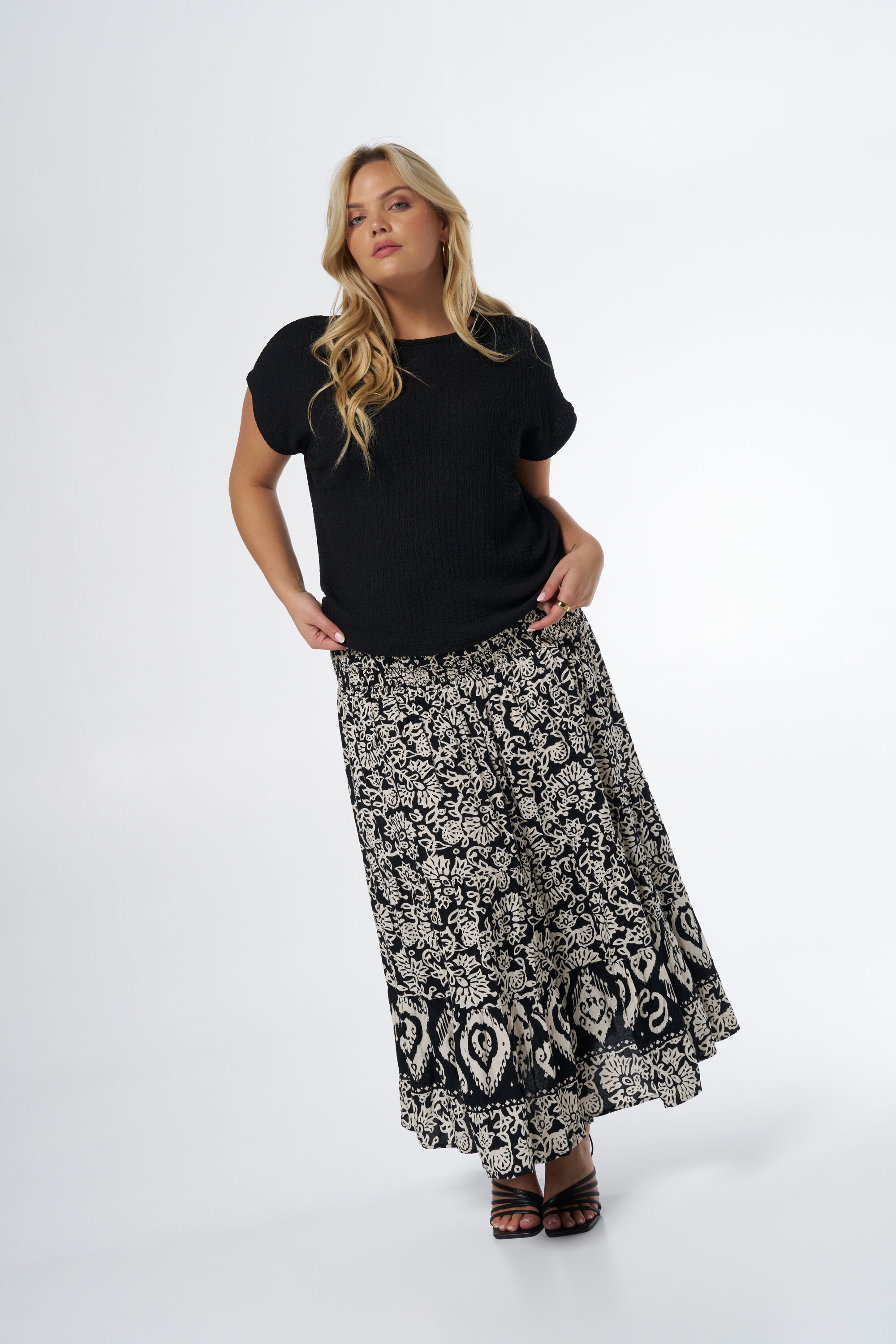 T-shirt met structuur image number 5