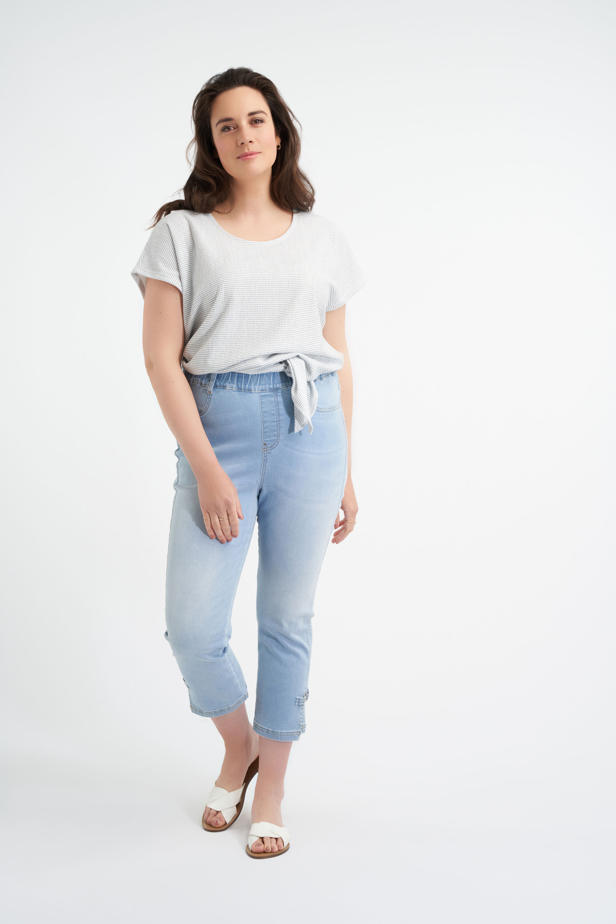 Slim fit 7/8 tregging image number 4