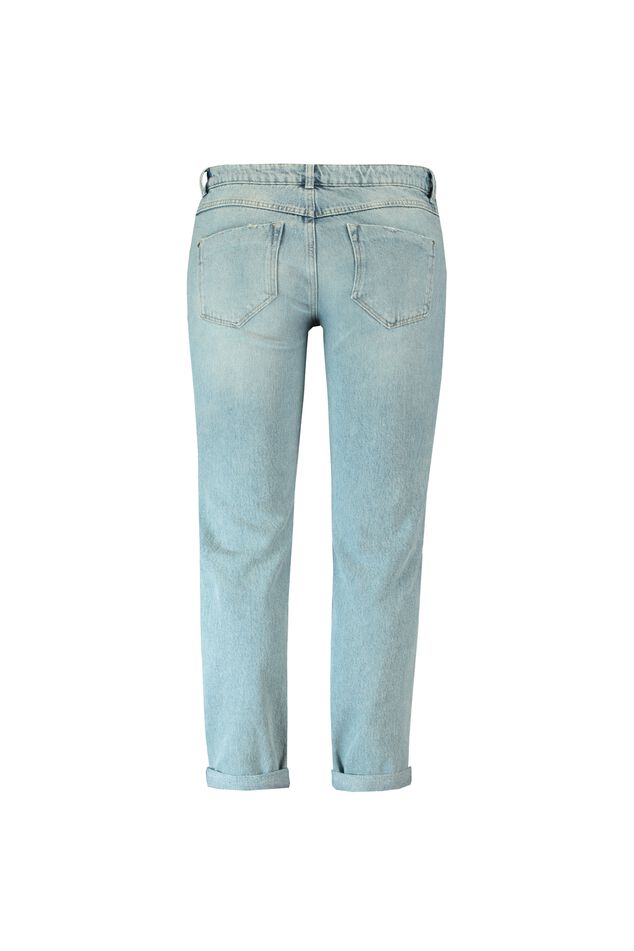 Boyfriend jeans met strass image number 2