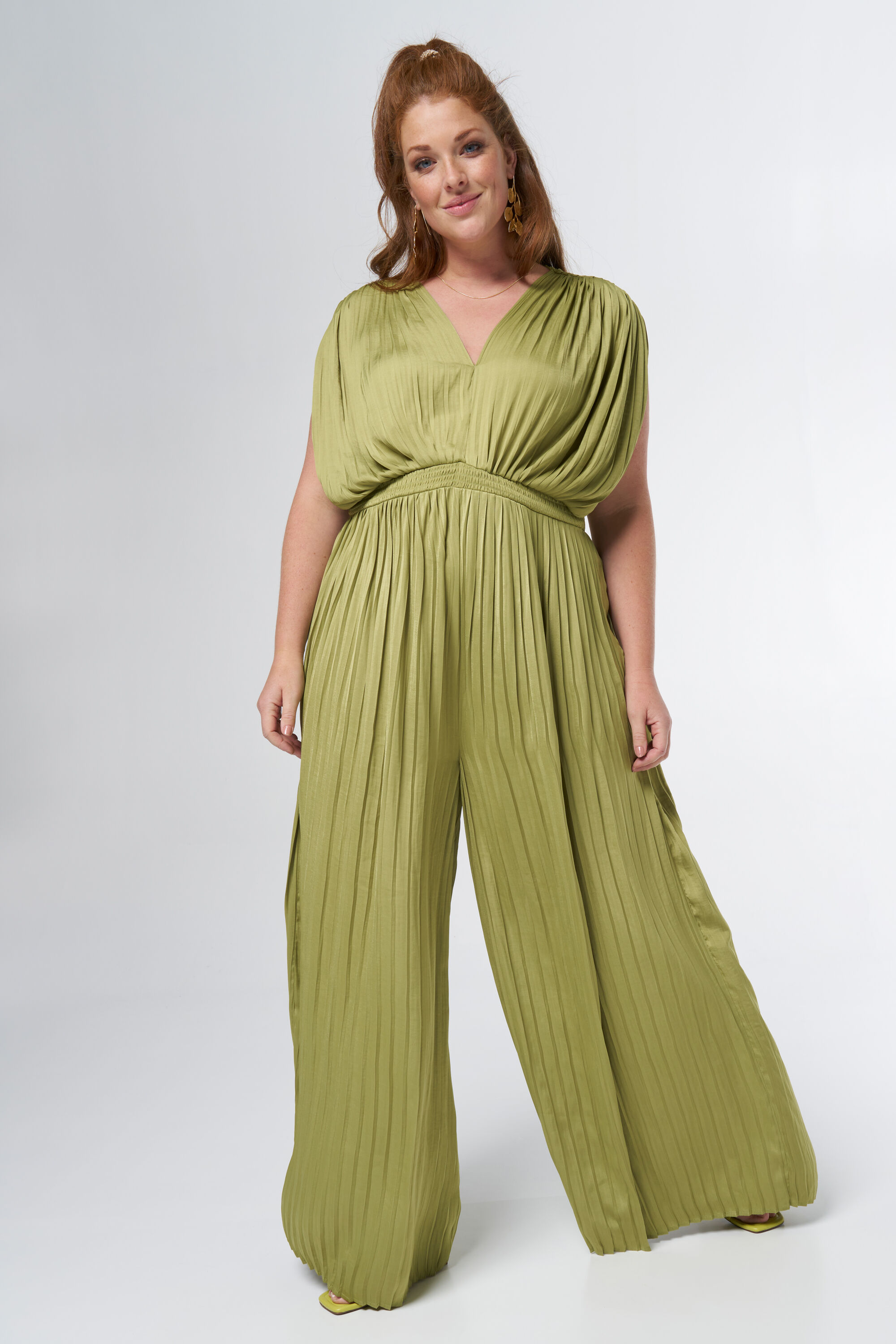 Jumpsuit met wijde pijpen image number 6