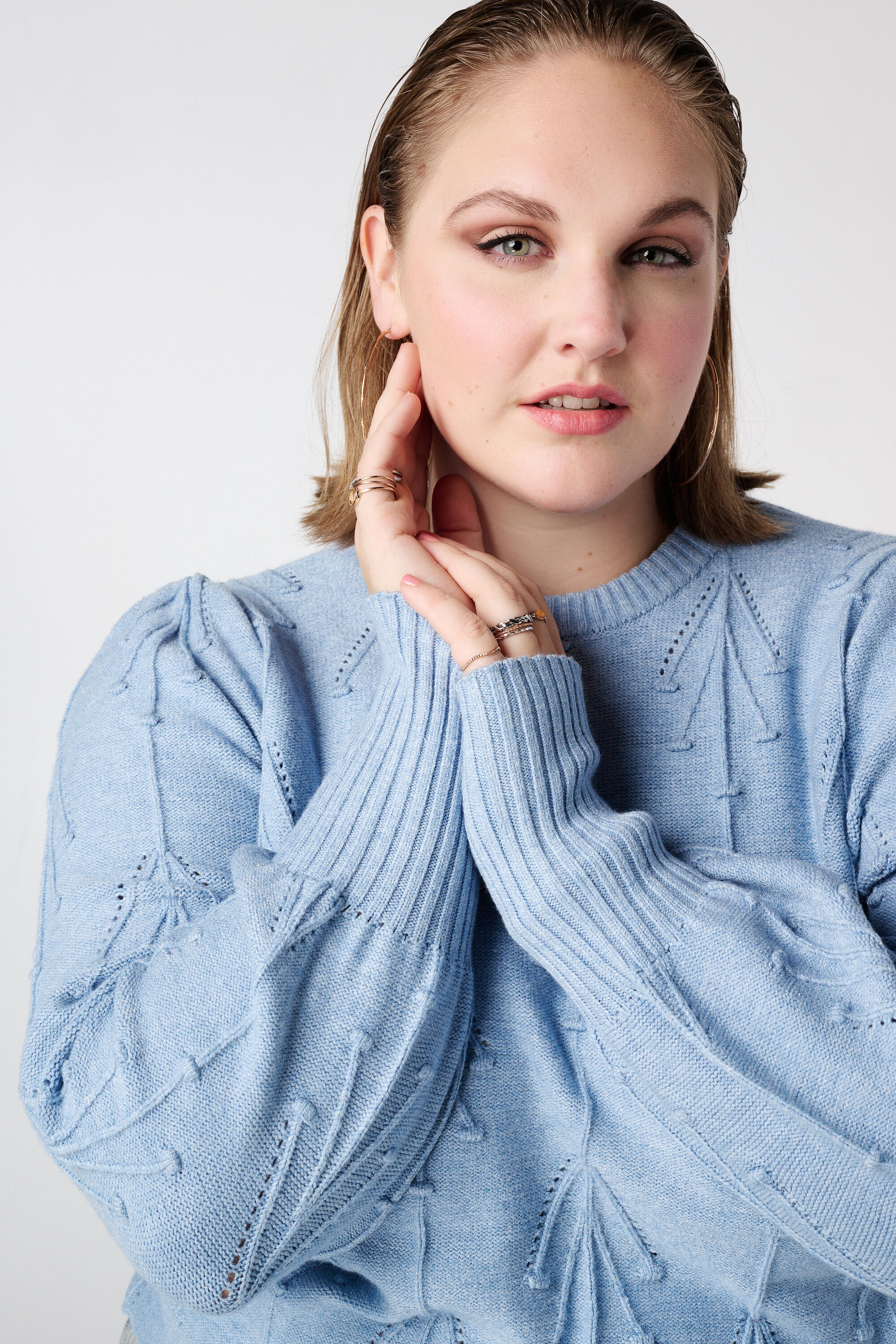 Gebreide trui met patroon image number 4