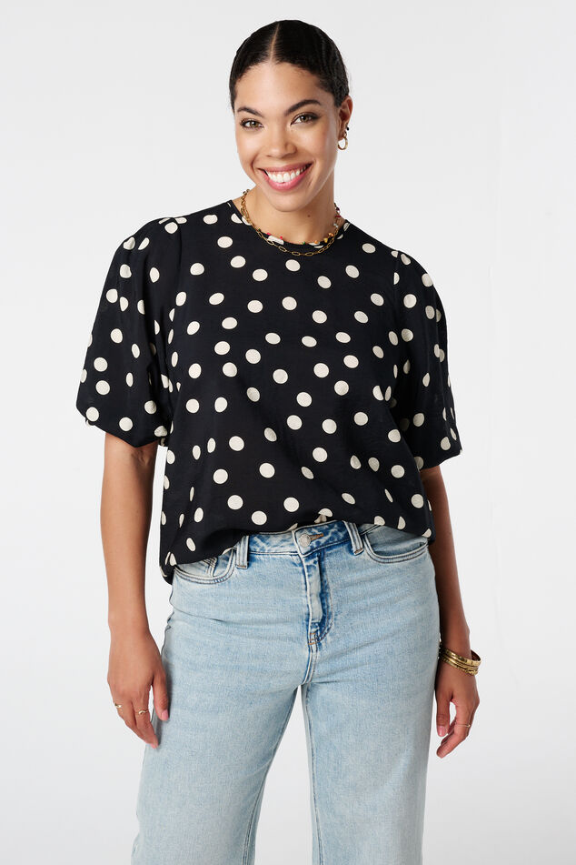 Blouse met stippen image number 0