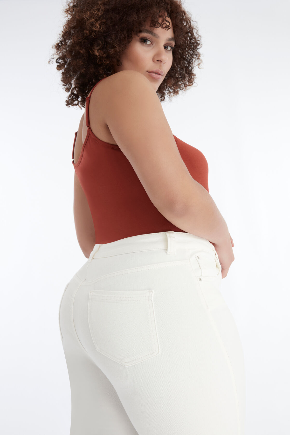 Pantalon &eacute;cru image number 4