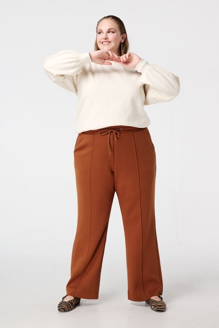 Pantalon avec coutures en panneaux Pantalon avec coutures en panneaux