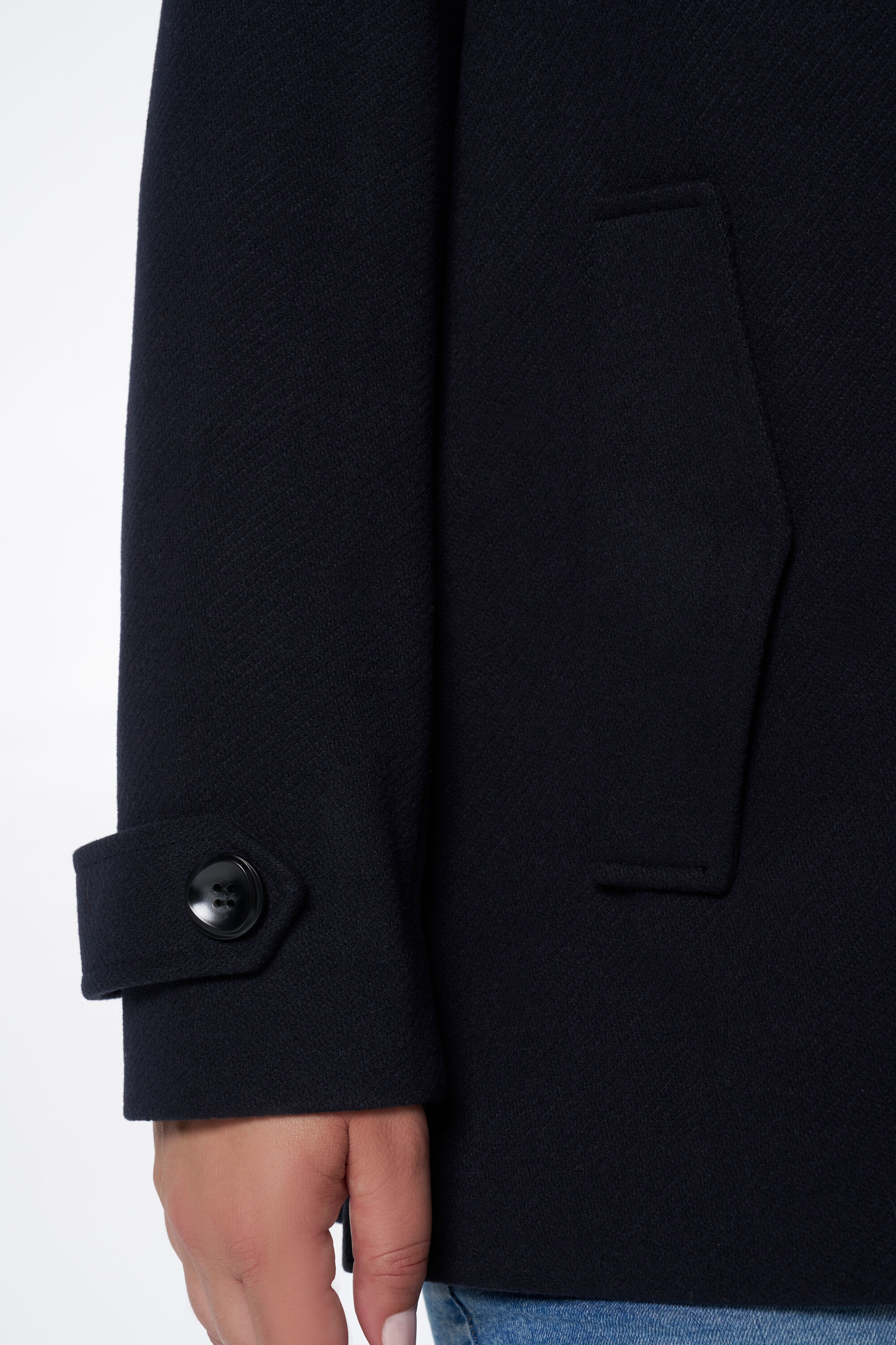 Korte double-breasted jas image number 4