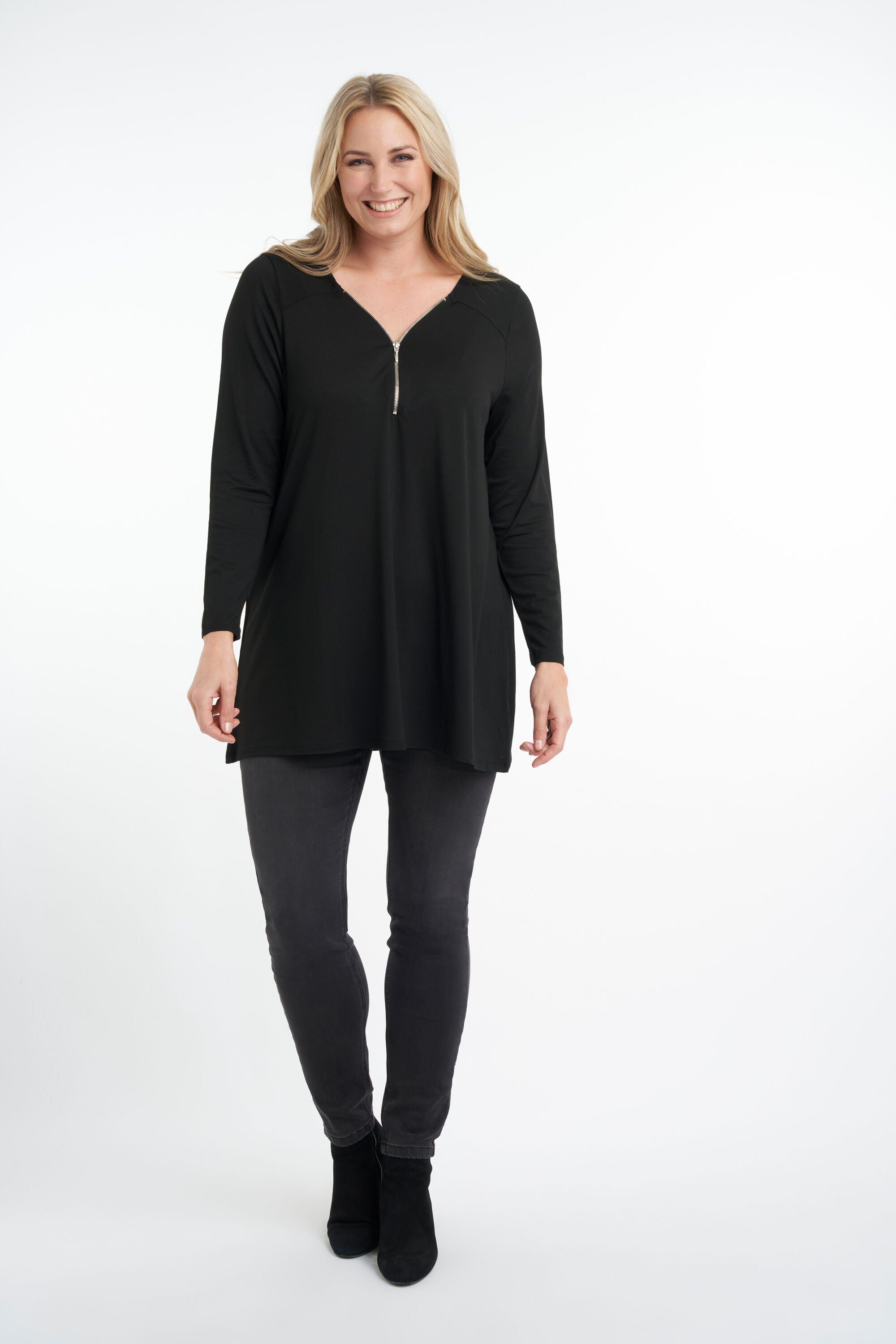 Tunique avec fermeture &agrave; glissi&egrave;re image number 6
