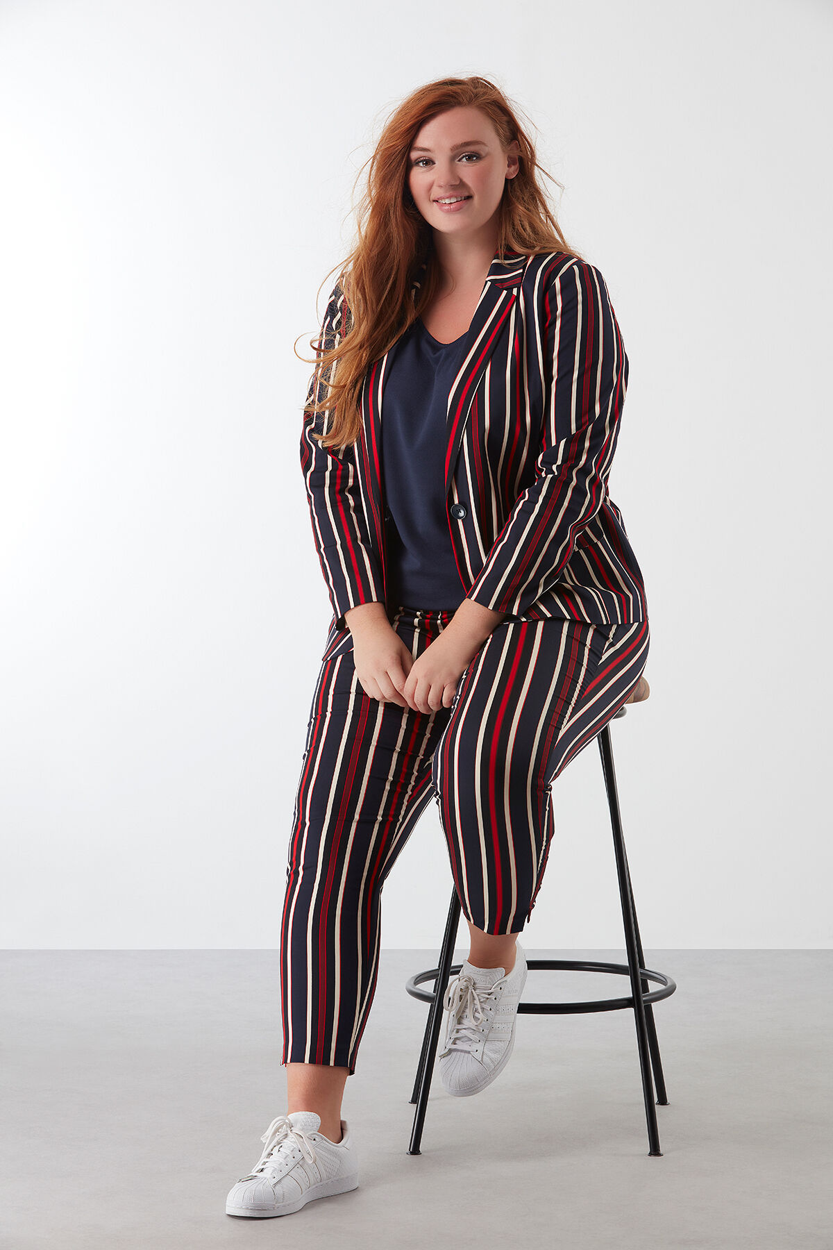 Blazer met strepen image number 4