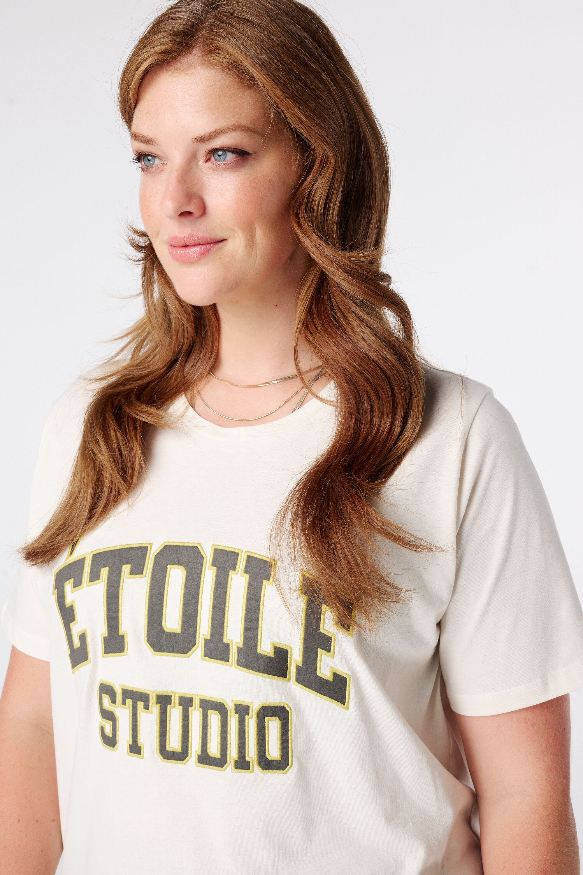 T-shirt met tekst image number 4