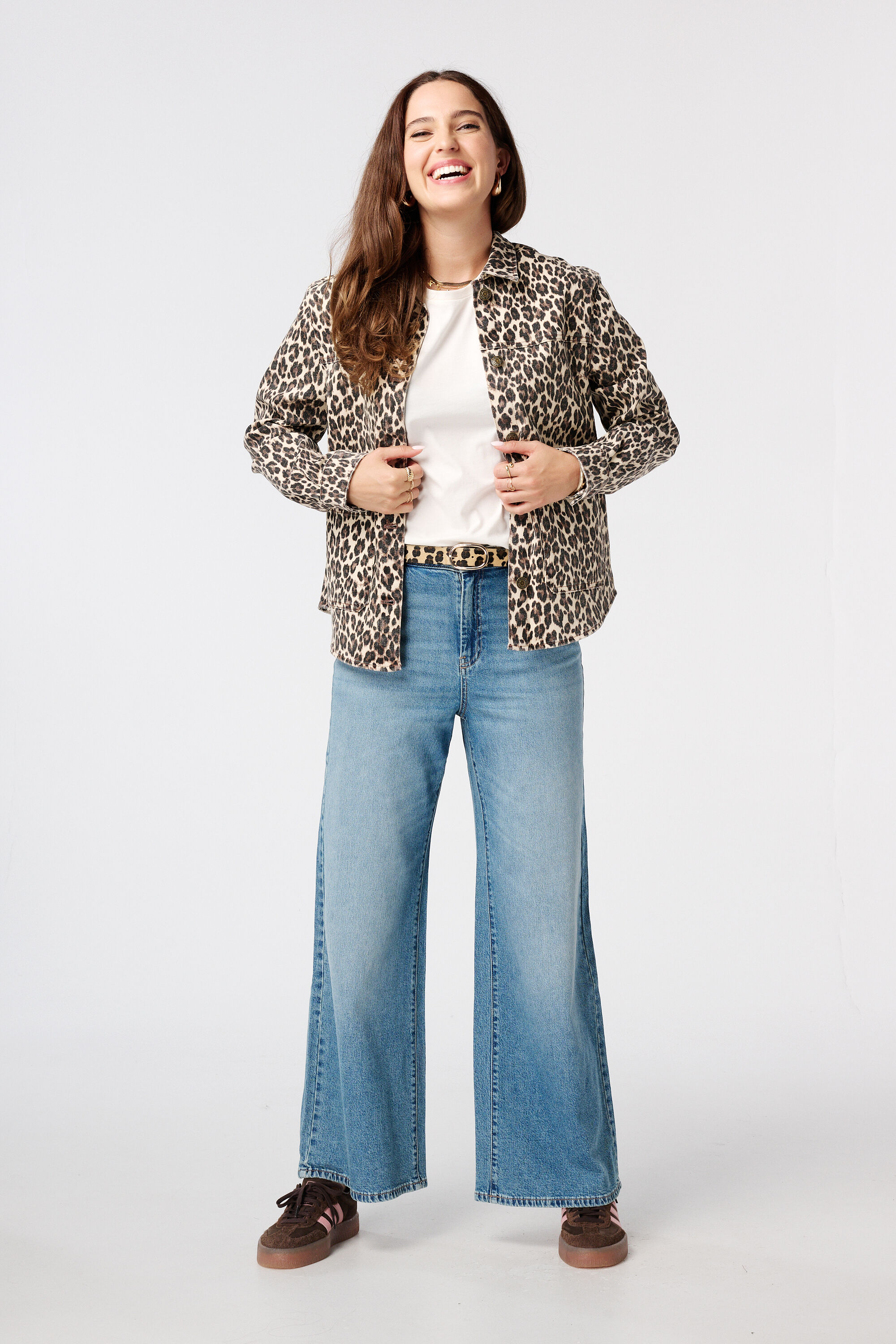 T-shirt met flowerprint image number 5