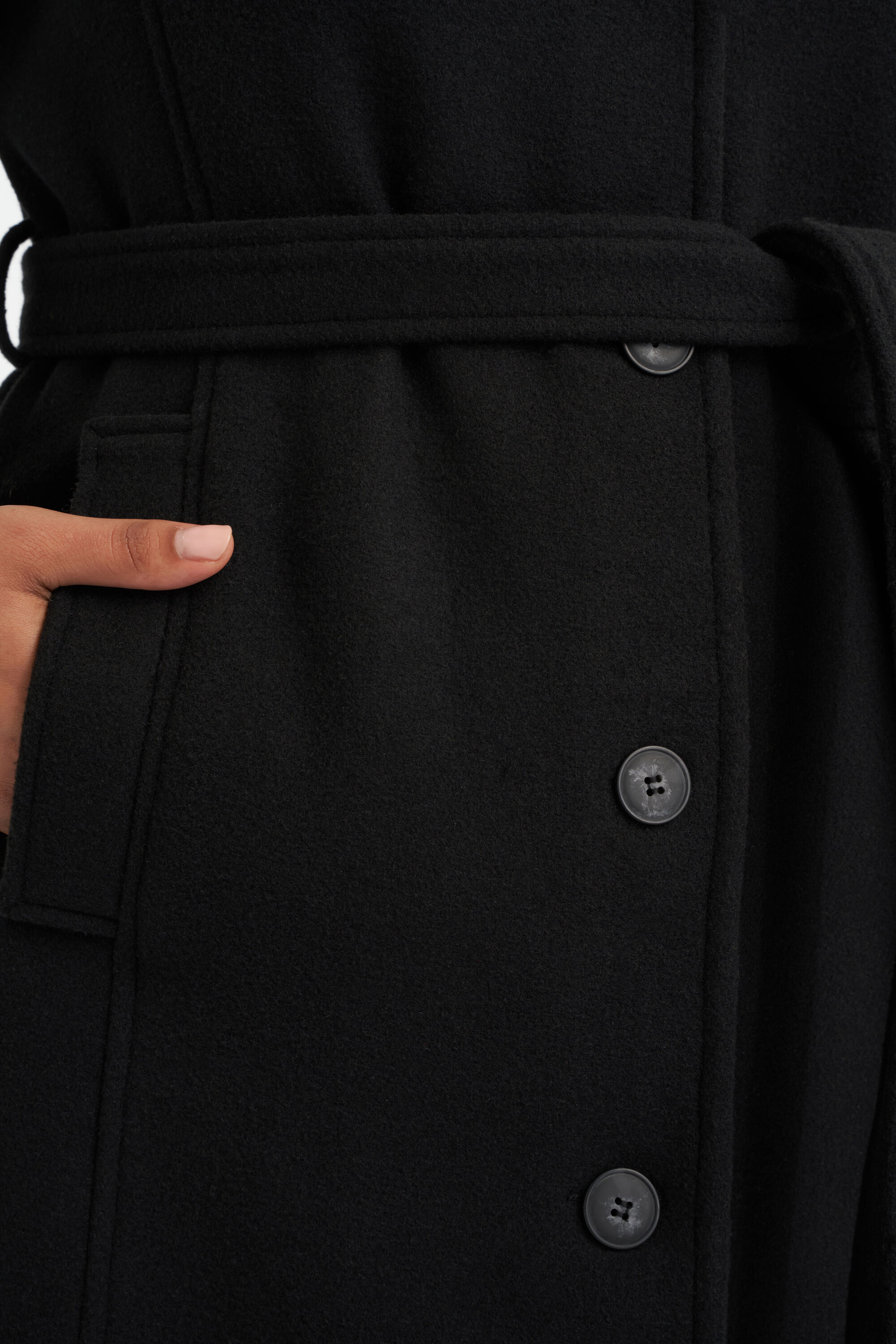 Veste longue avec ceinture image number 6