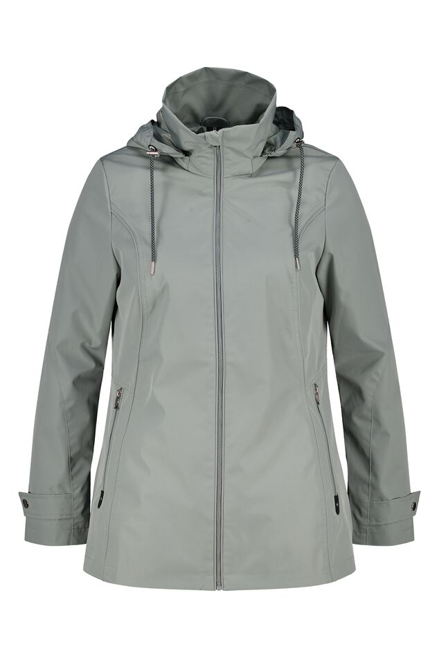 Imperméable avec détails argentés image number 1