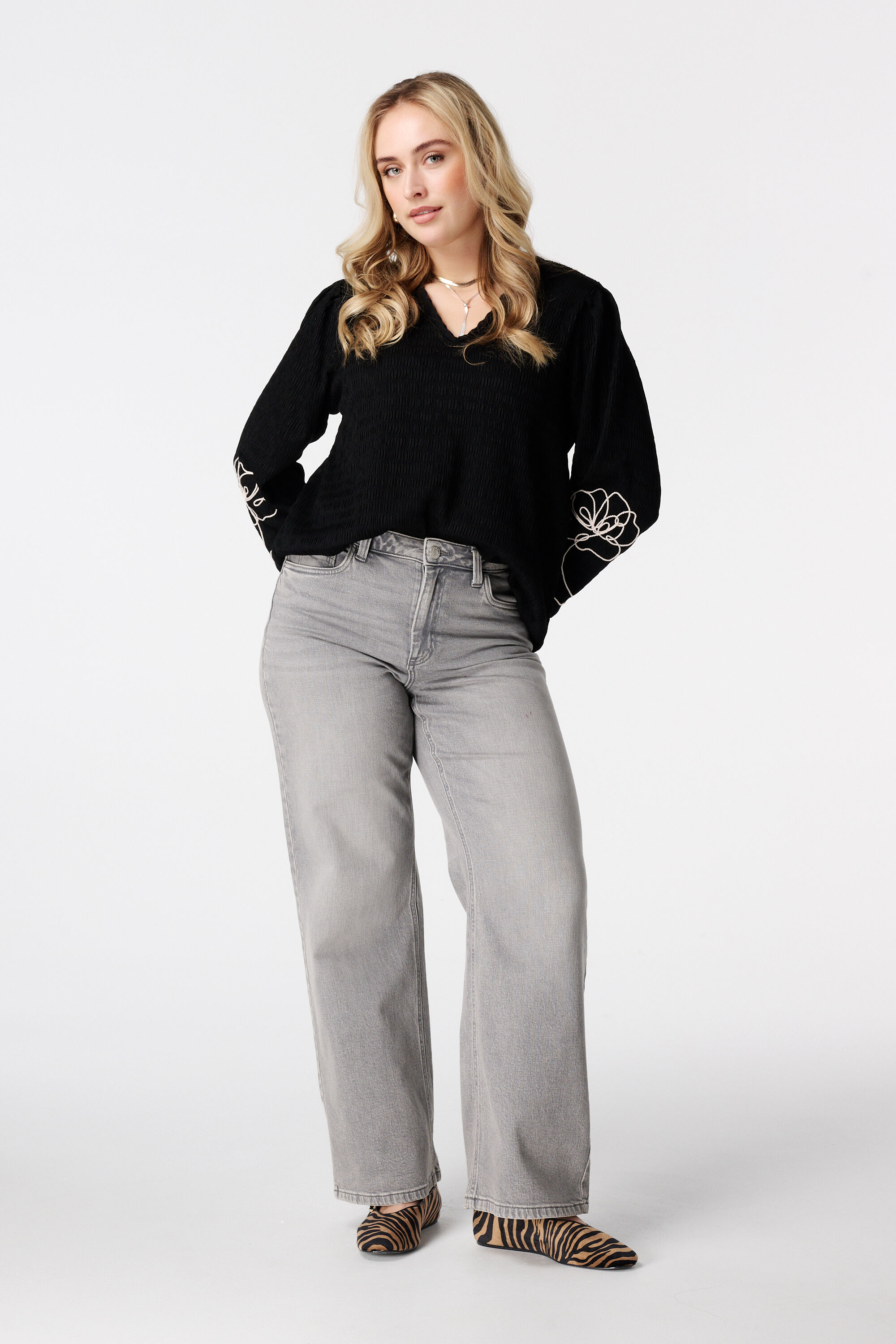 Blouse avec broderie image number 5