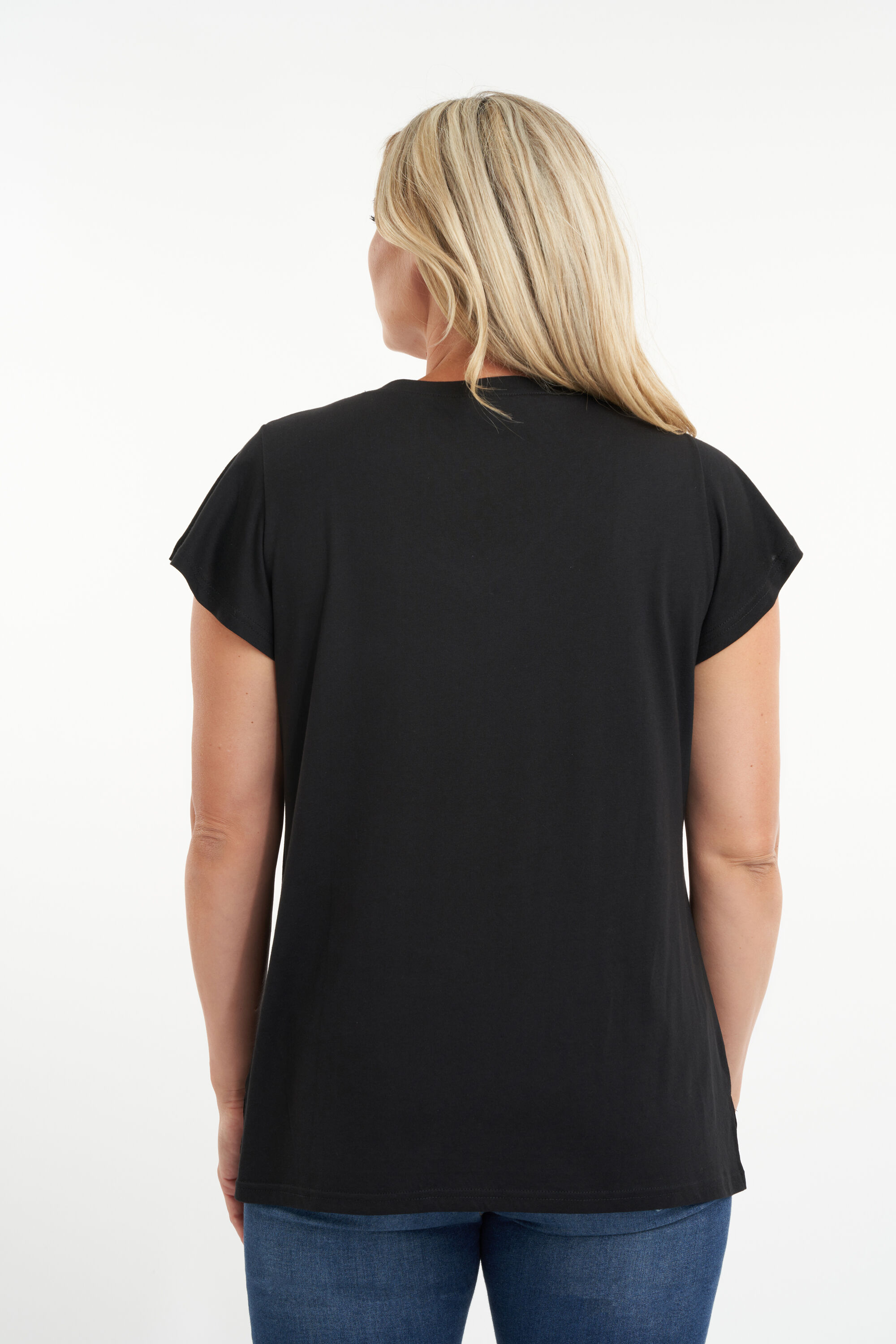 T-shirt avec manches &agrave; volants image number 3