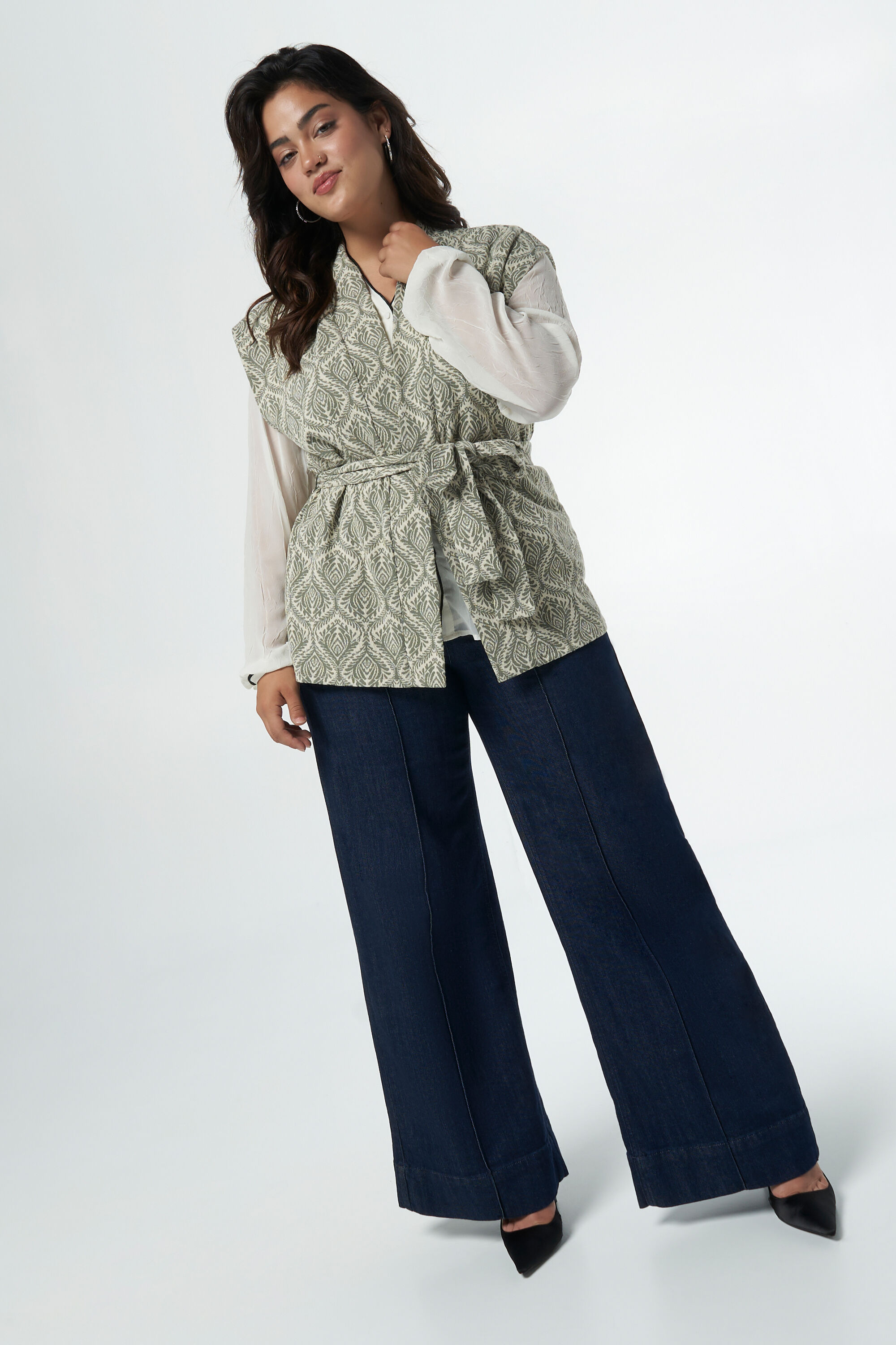 Gilet met ceintuur image number 5