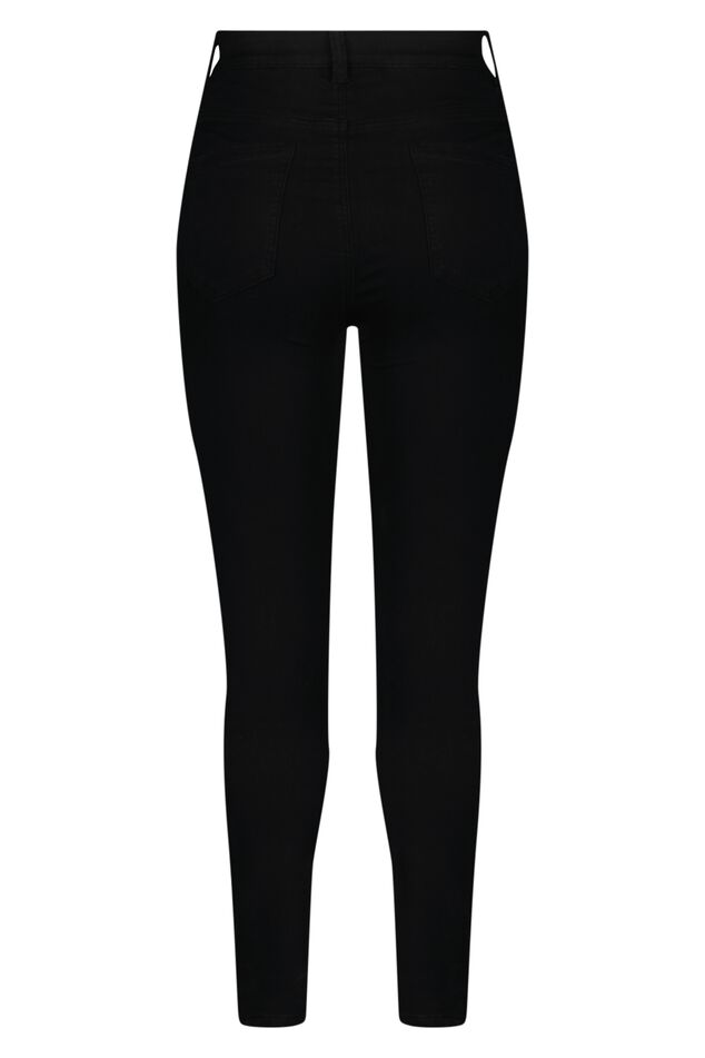 Skinny leg high waist jeans CHERRY image number 2