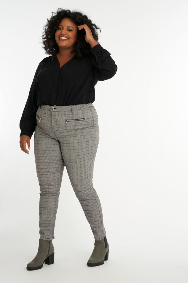 Broek met ritsdetails image number 0