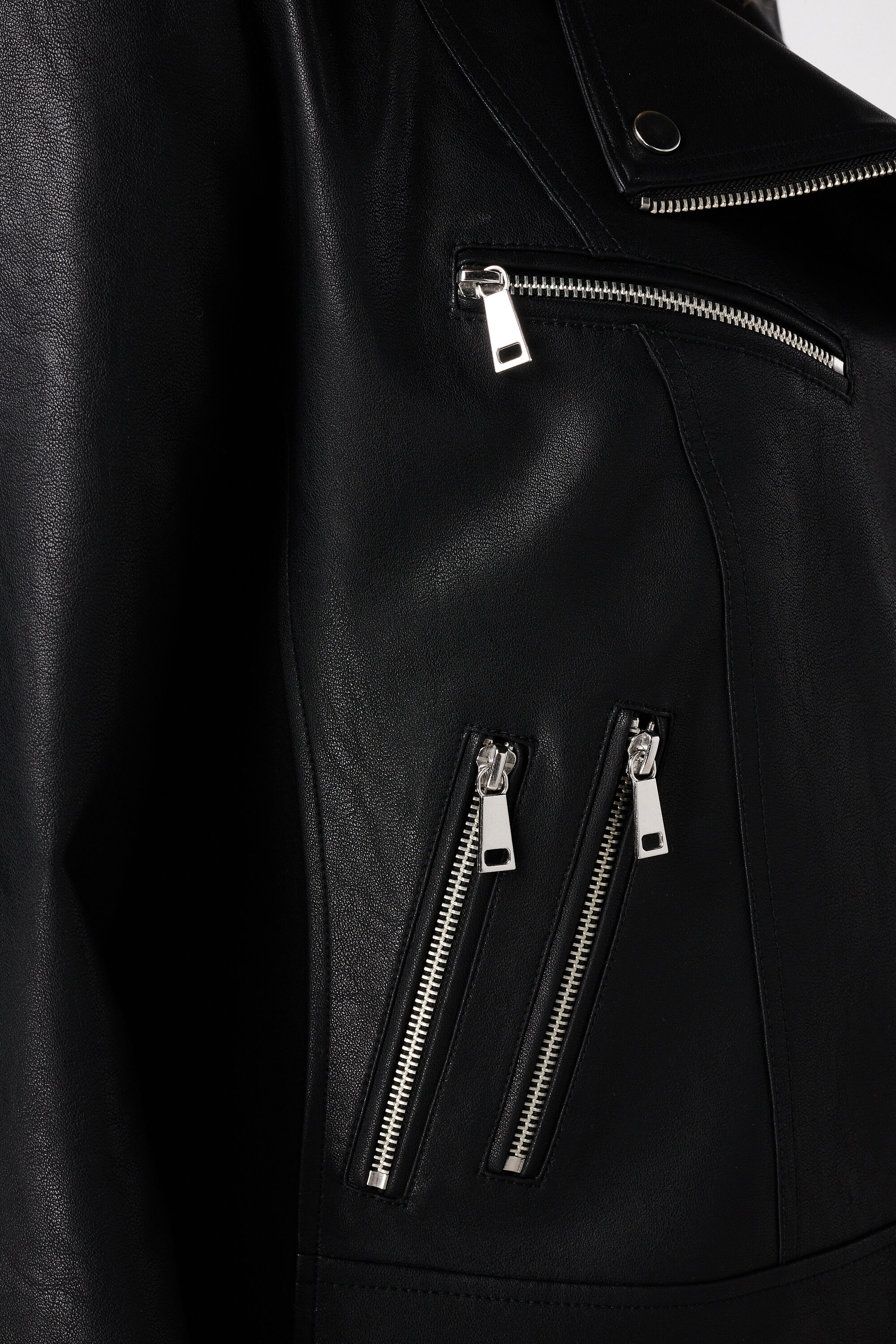 Veste de style motard en similicuir image number 6