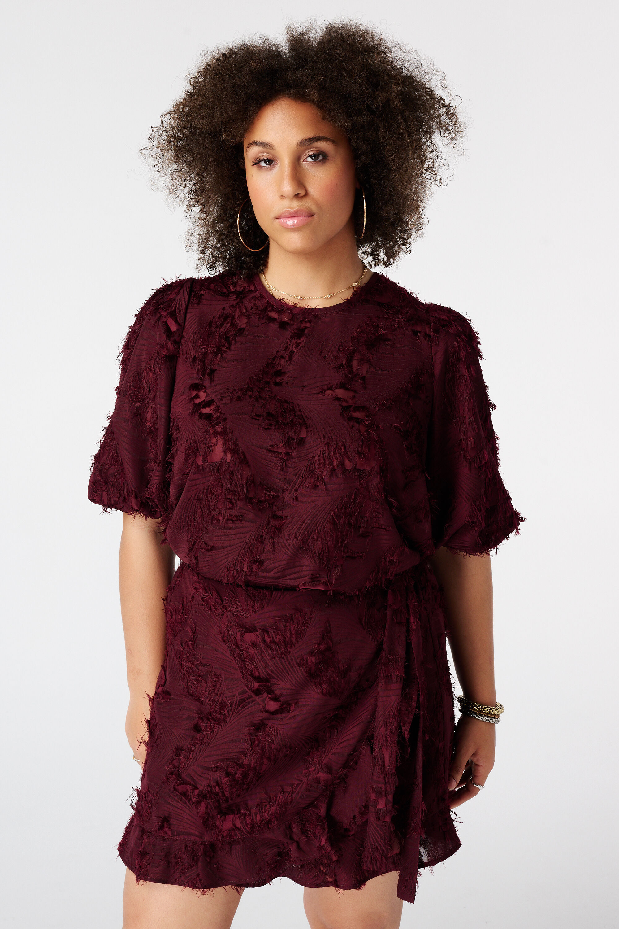 Blouse met structuur