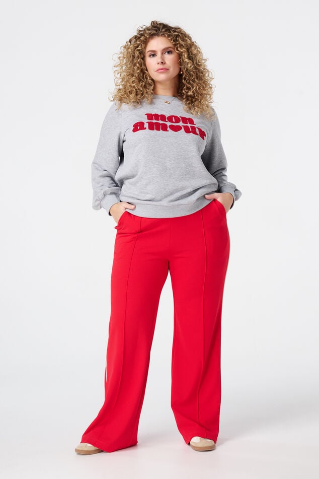 Sweater met tekst image number 5