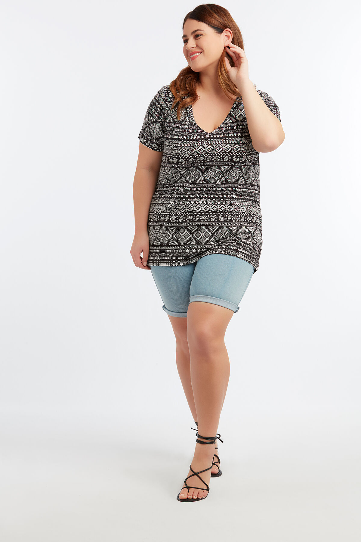 Basic T-shirt met print image number 3