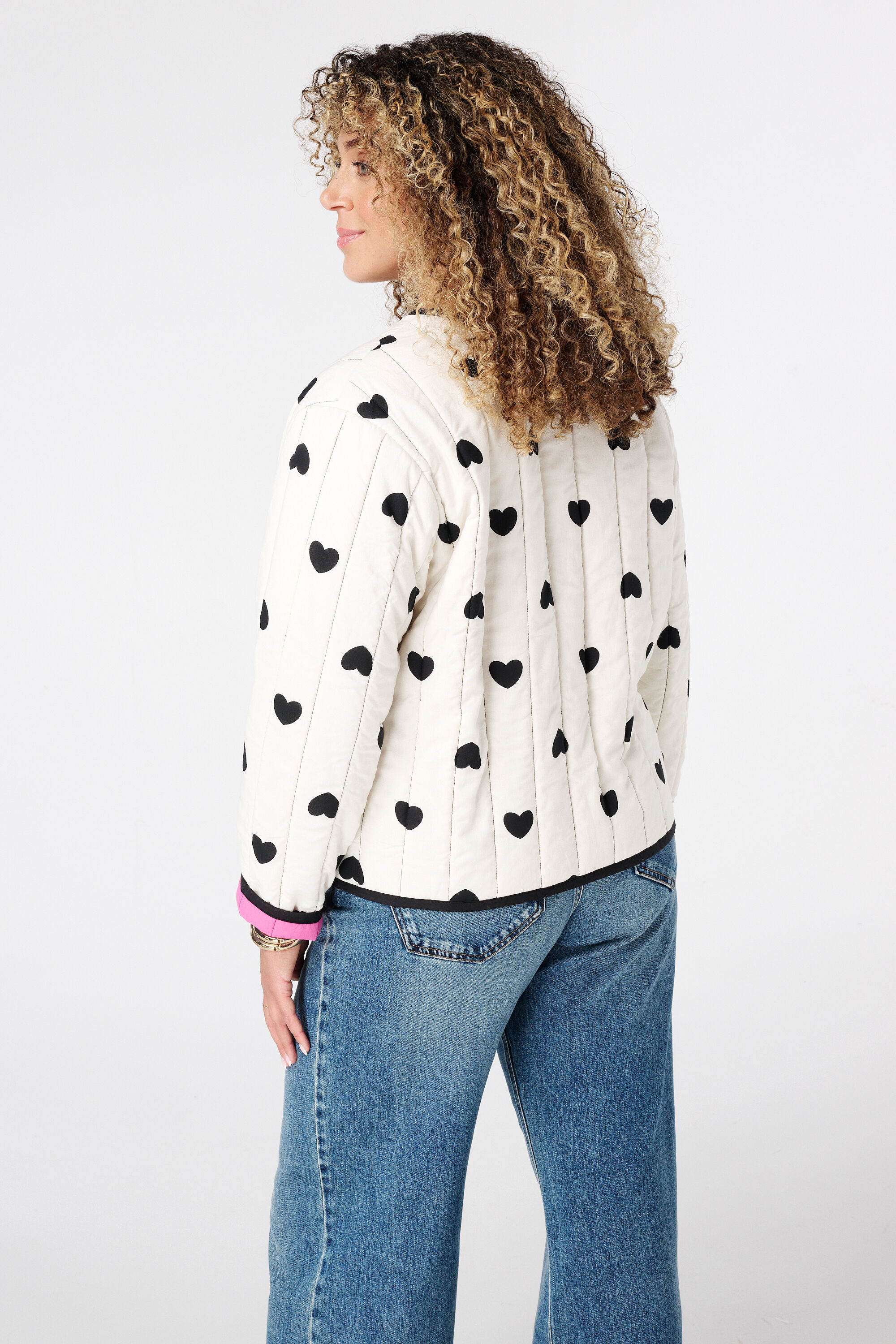 Reversible jasje met print image number 3