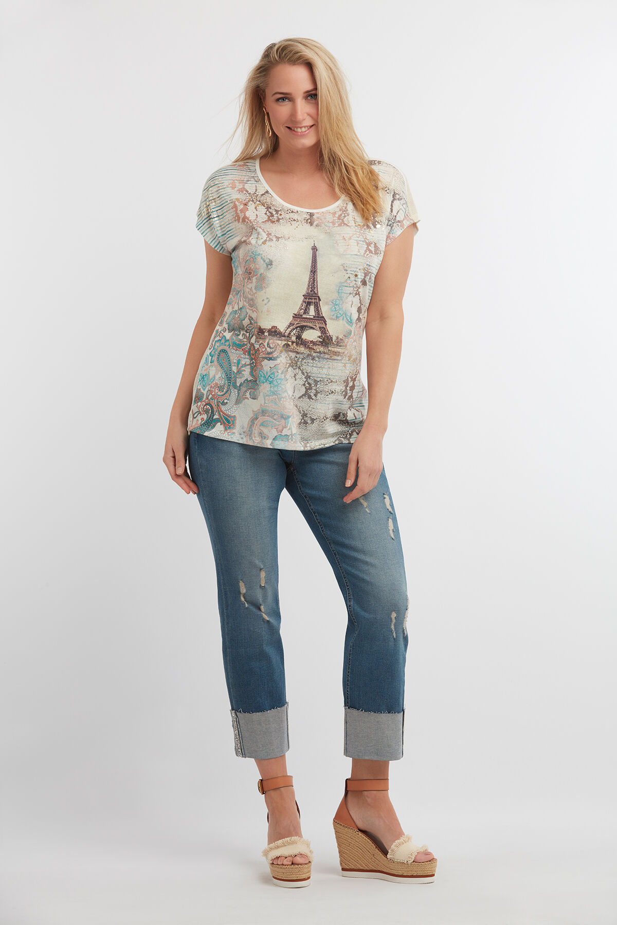 Jean &agrave; paillettes image number 5