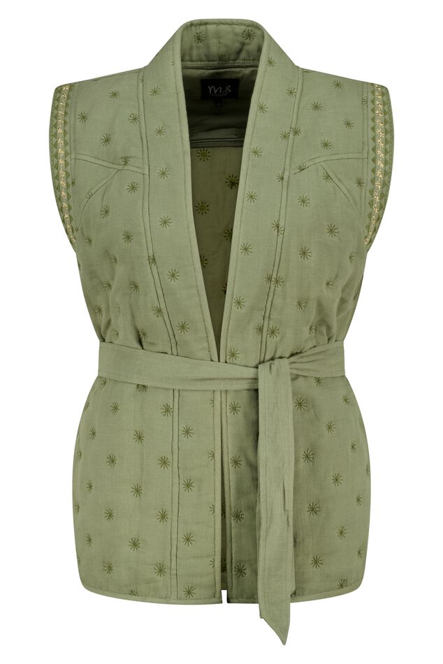 Gilet met gouden details image number 1