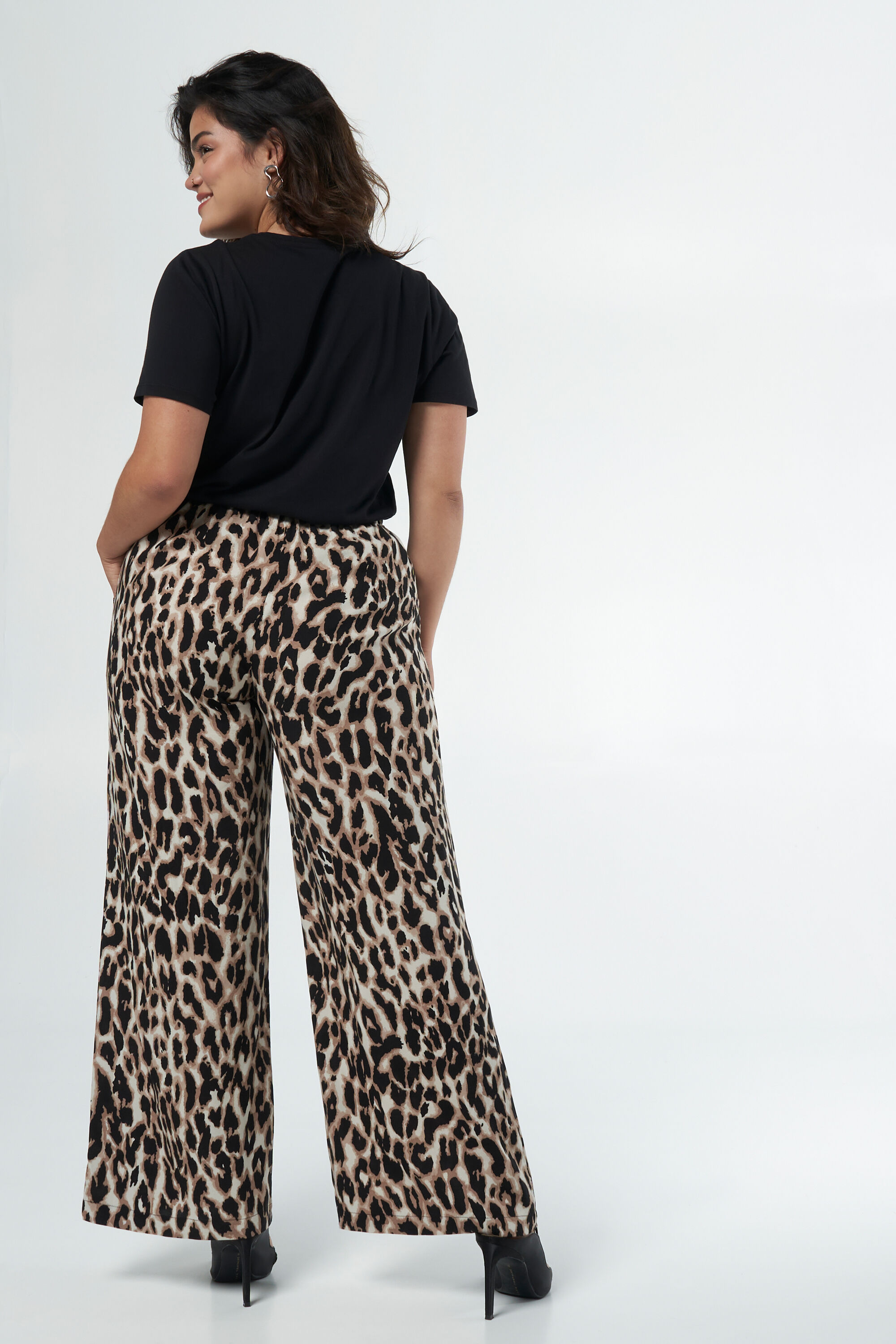 Broek met panterprint image number 3