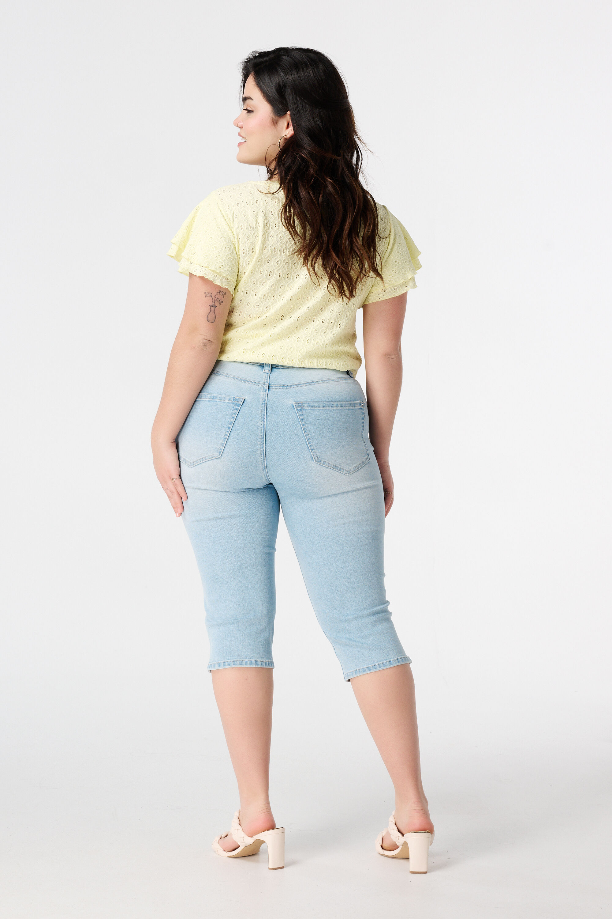 Denim capri image number 3