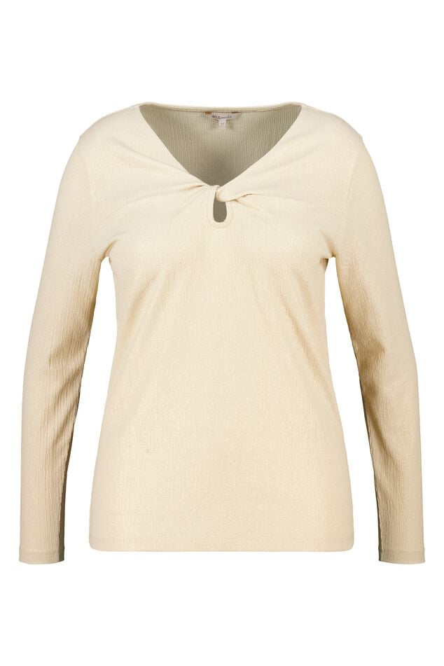 Haut avec imprimé métallisé image number 1