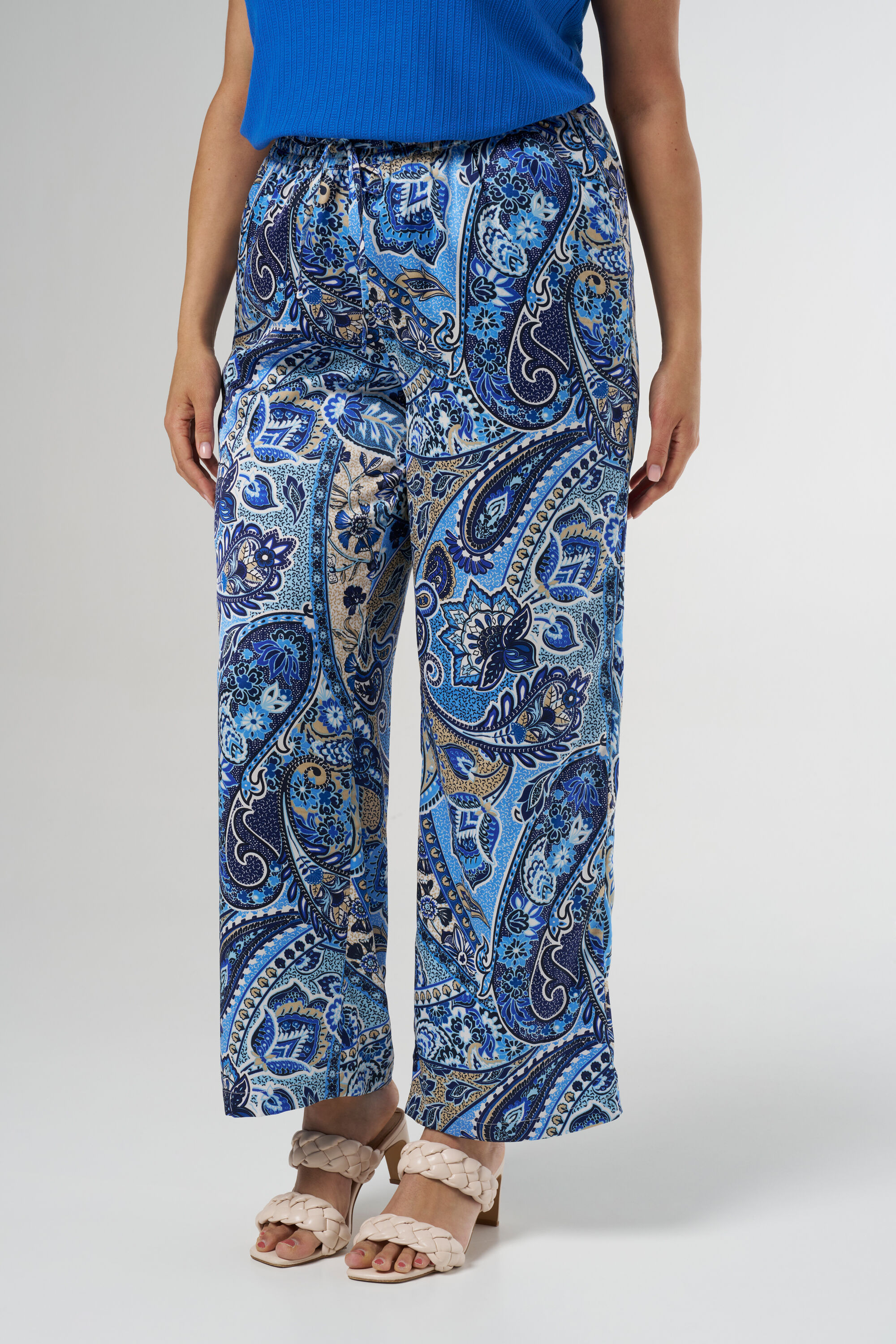 Pantalon ample &agrave; imprim&eacute; image number 5