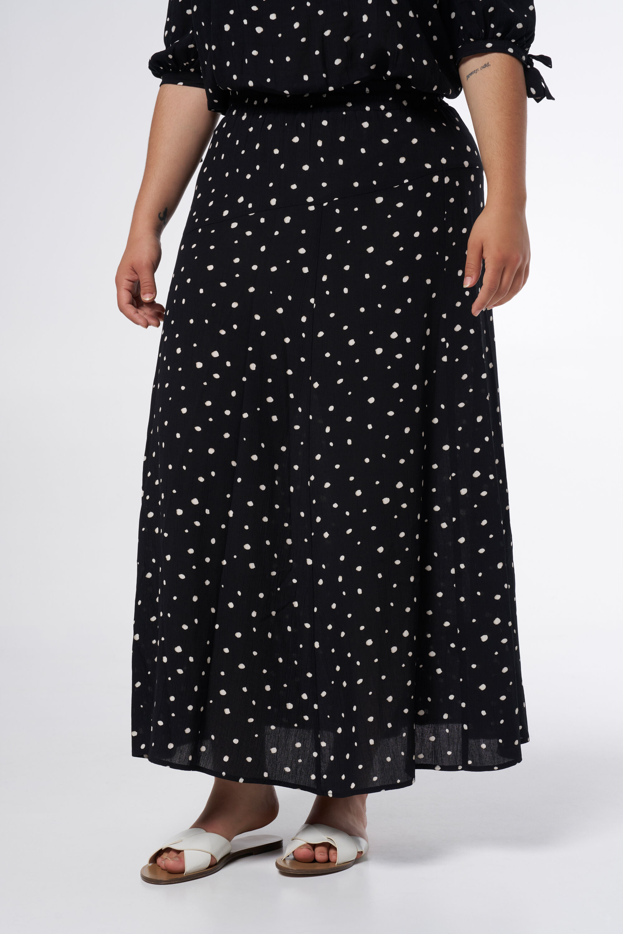 Jupe midi avec fente image number 5