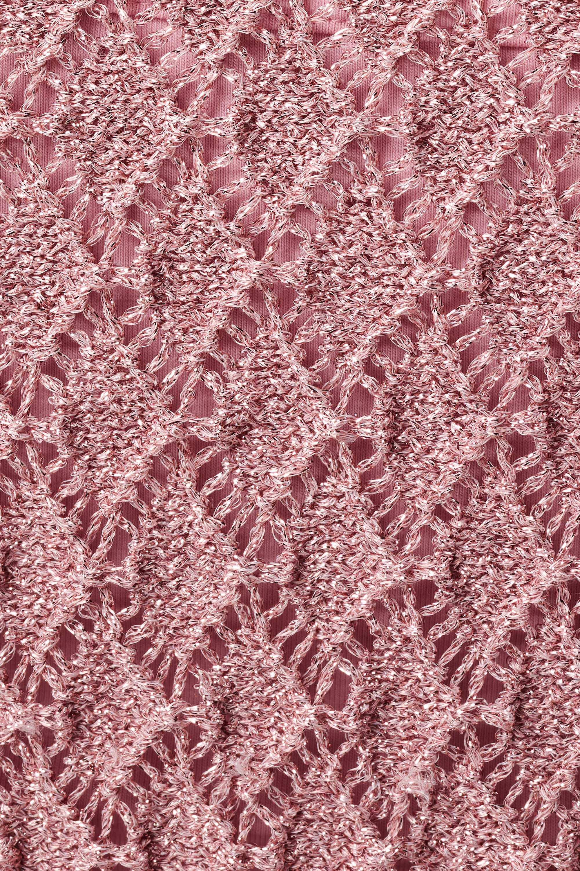 Pull crochet&eacute; avec lurex image number 6