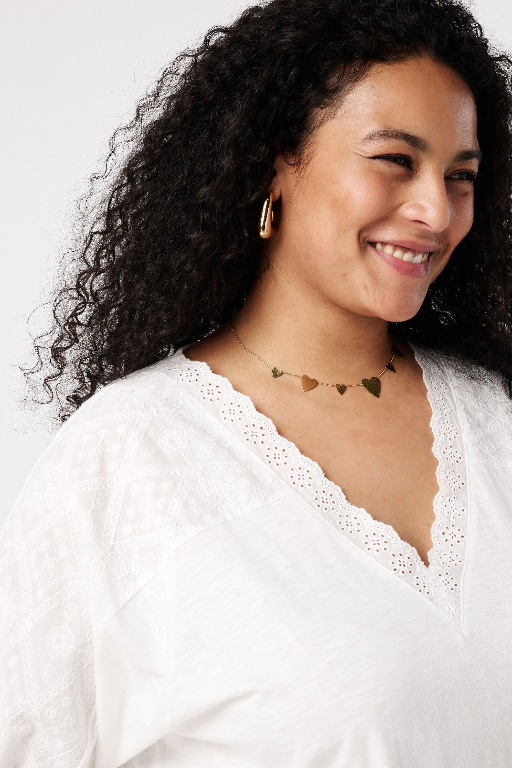 Top met kanten details image number 4