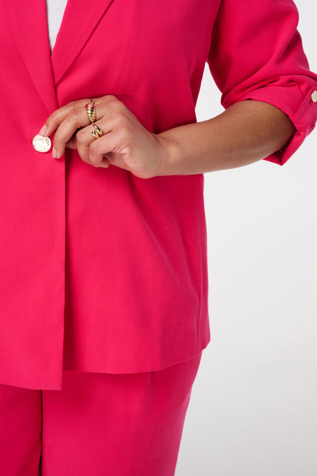 Blazer met opgerolde mouw image number 4