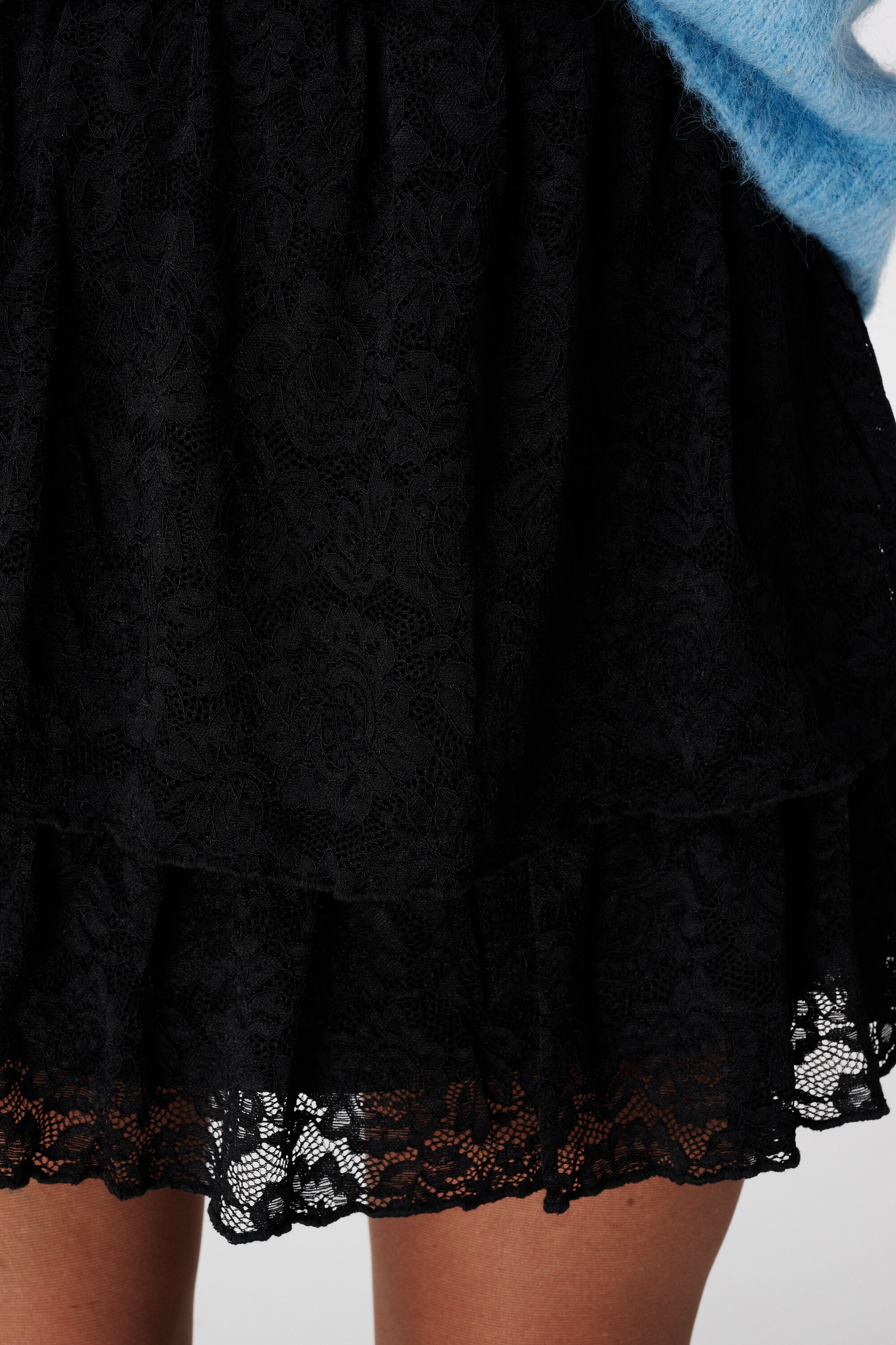 Kanten rokje met volants image number 4