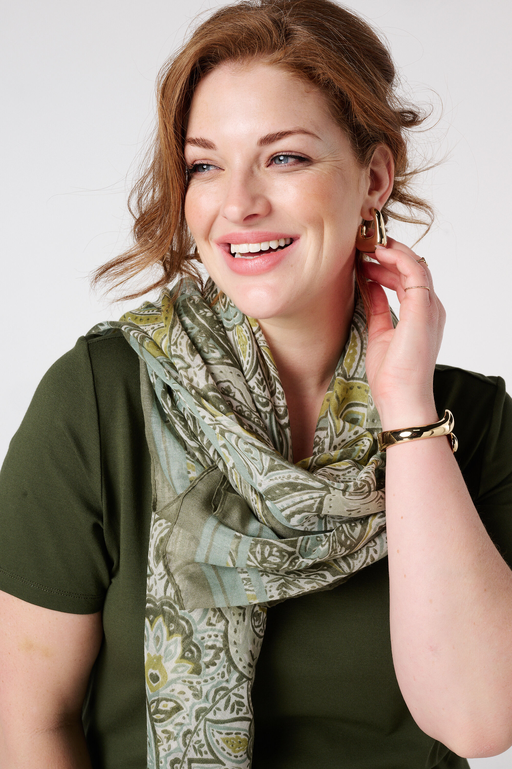 Sjaal met paisleyprint image number 2