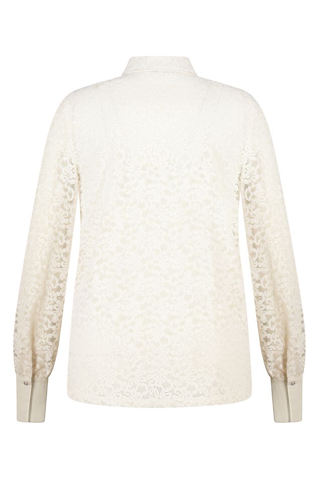 Top met kant en pailetten image number 2