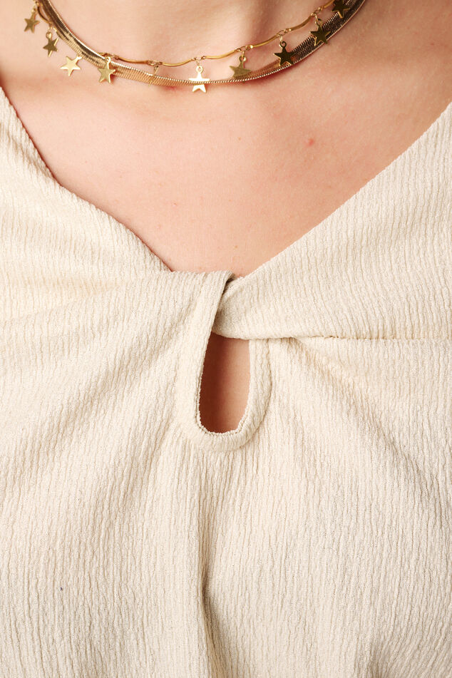 Haut avec imprimé métallisé image number 6